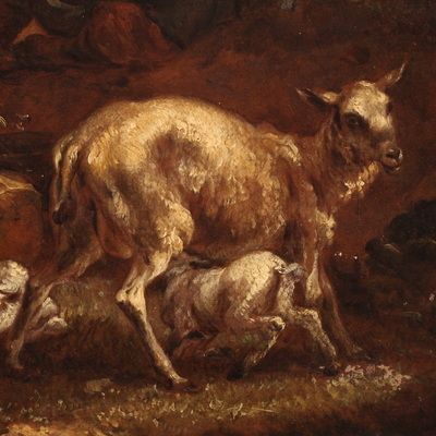 18th Century English Painting, Pastoral Landscape photo vinterior