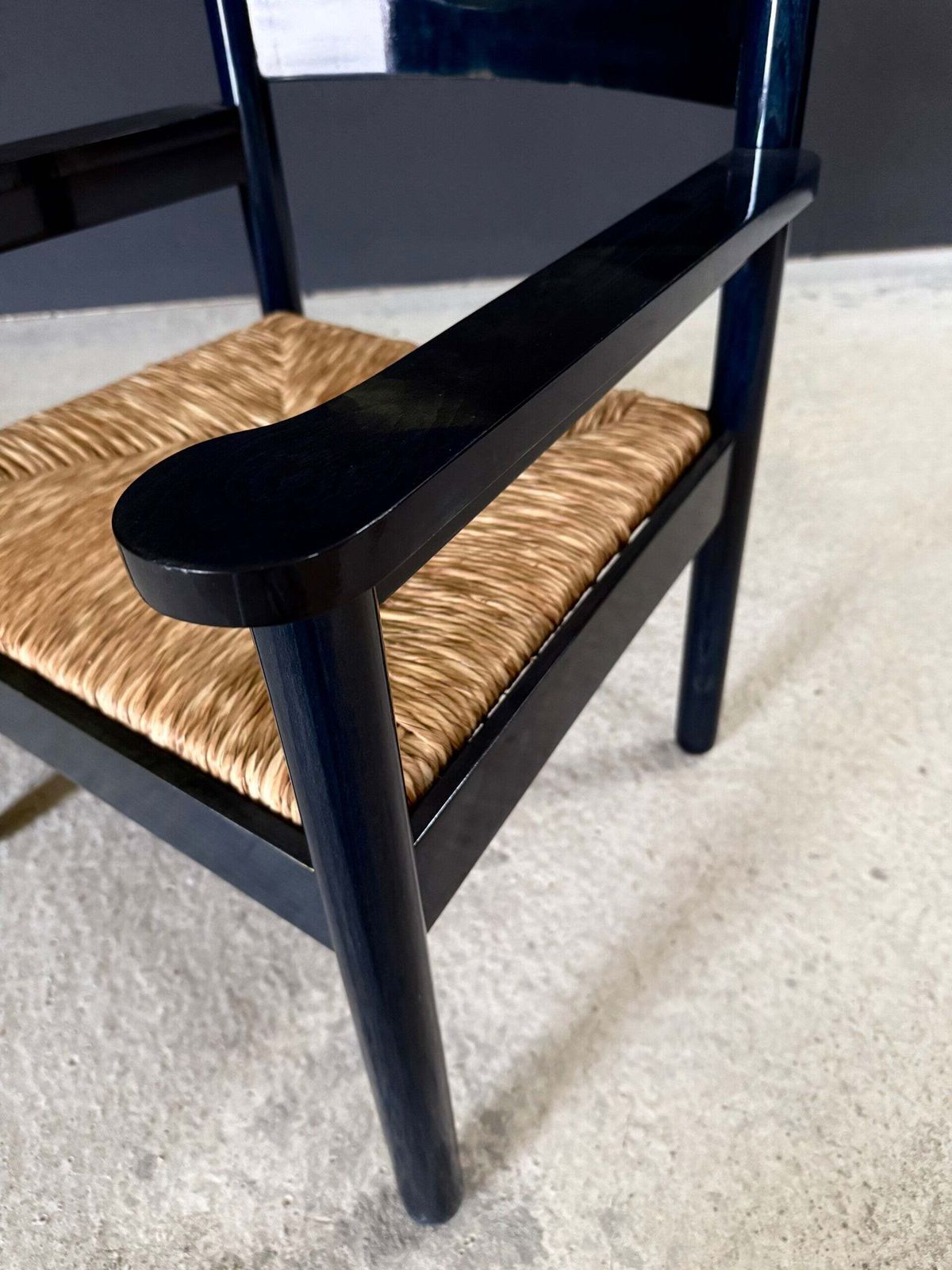 photo vinterior Mcm Design Black Lounge Chair By Vico Magistretti