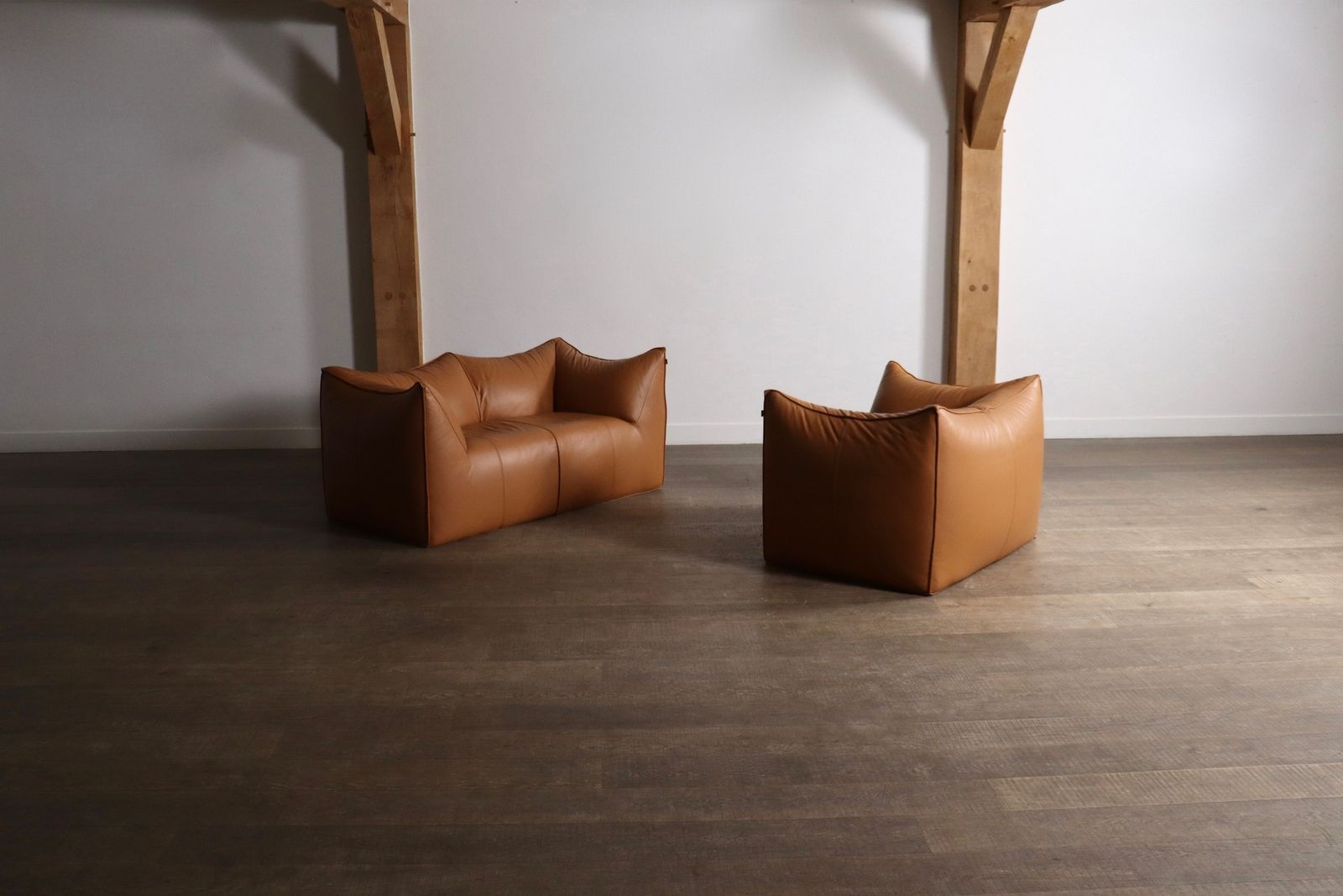 Le Bambole sofa en lounge chair van Mario Bellini voor B&B Italia, jaren 1970 photo furniture