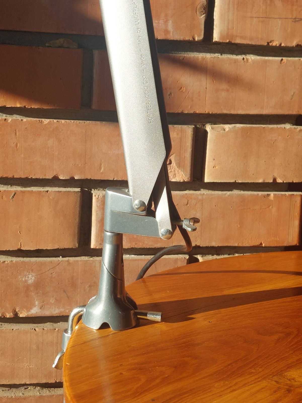 Architectenlamp, Luceplan Fortebraccio van Alberto Meda, Paolo Rizzatto, Italiaanse designer anglepoise tafellamp, Italië, jaren 90 photo 306.0