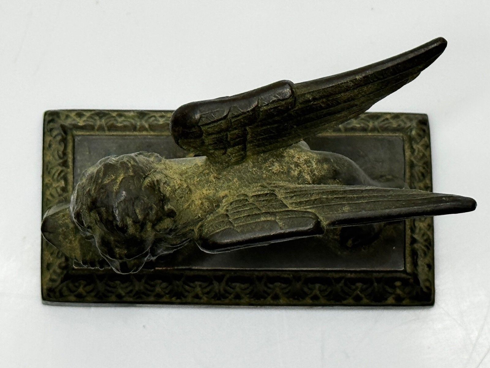 photo vinterior Antiek Neoklassiek Bronzen Gevleugelde Leeuw van Sint Marcus, Venetiaans Grand Tour, ca. 1820