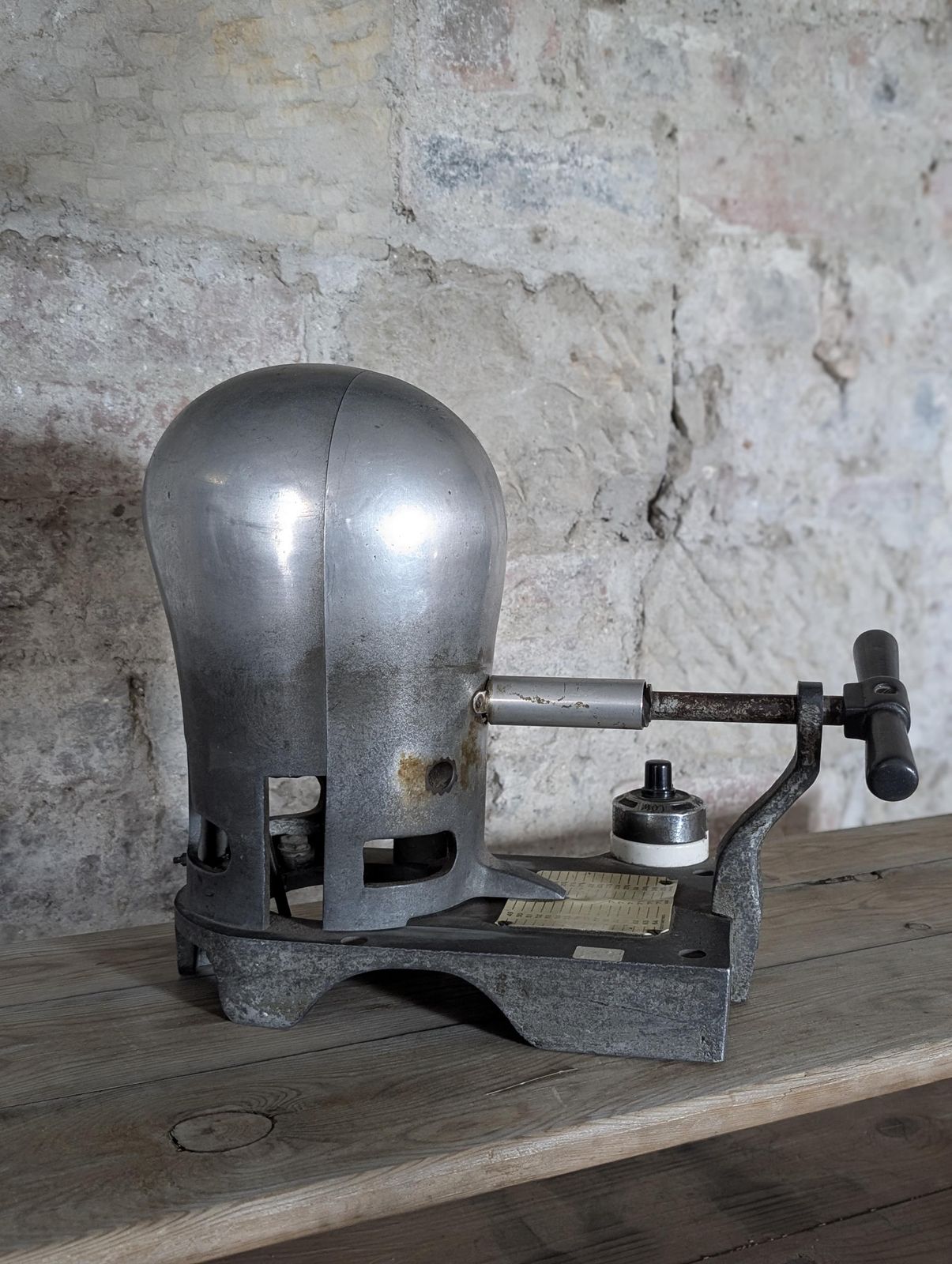 photo for sale Vintage Electric Hat Stretcher – Mid Century Industrial Millinery Hat Sizing Machine – Original Patina