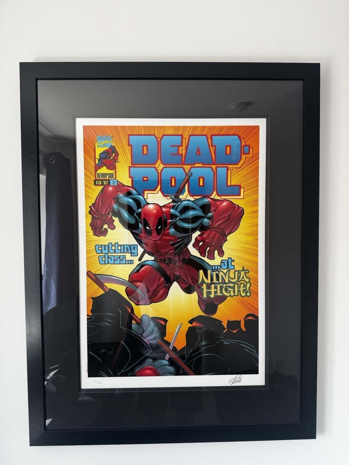 Marvel Superheroes   Portfolio Of 6. Ingelijst, Handgesigneerd door Stan Lee photo Kunst