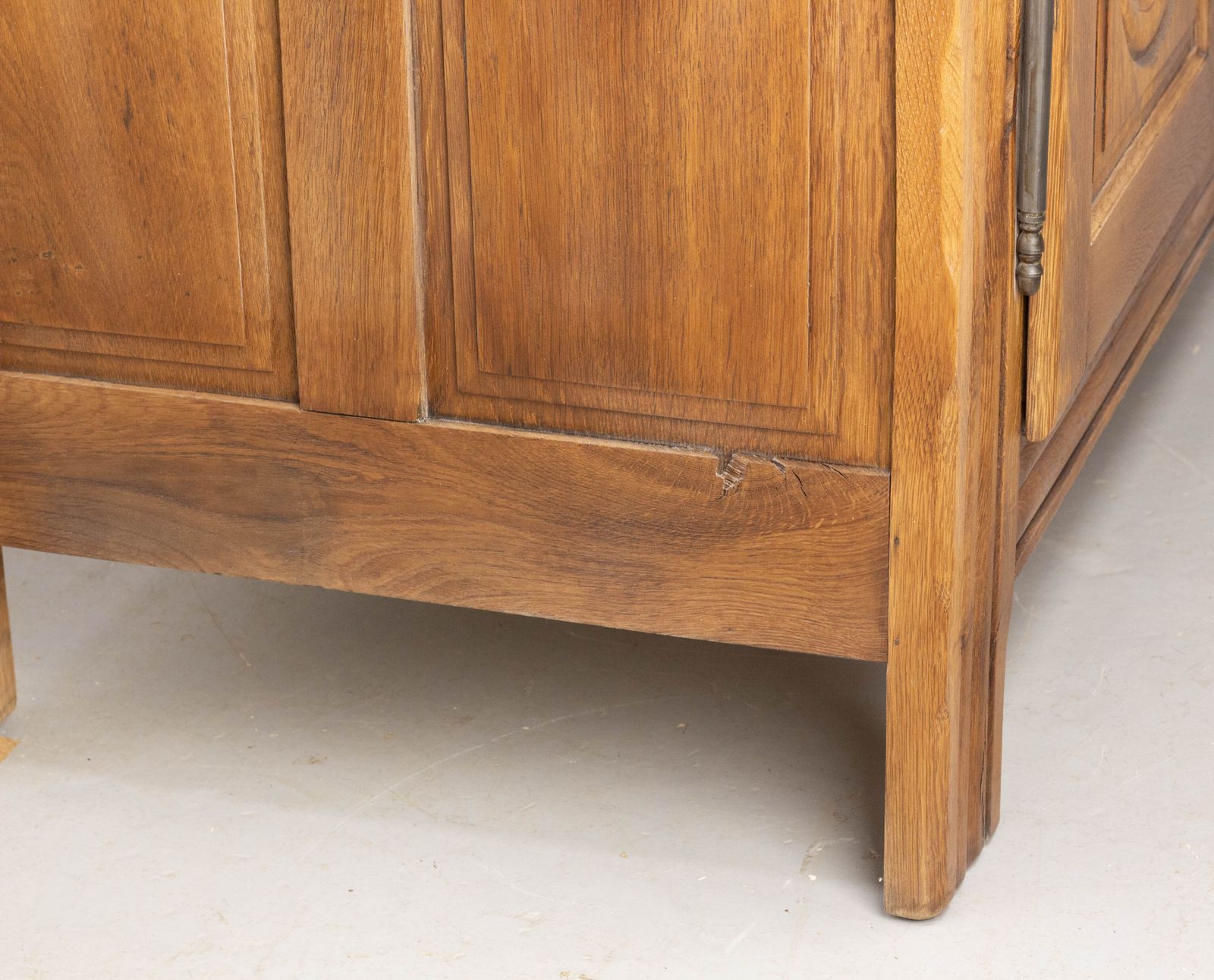 photo furniture Carved Oak Cabinet, Charles Dudouyt Style, France, 1960