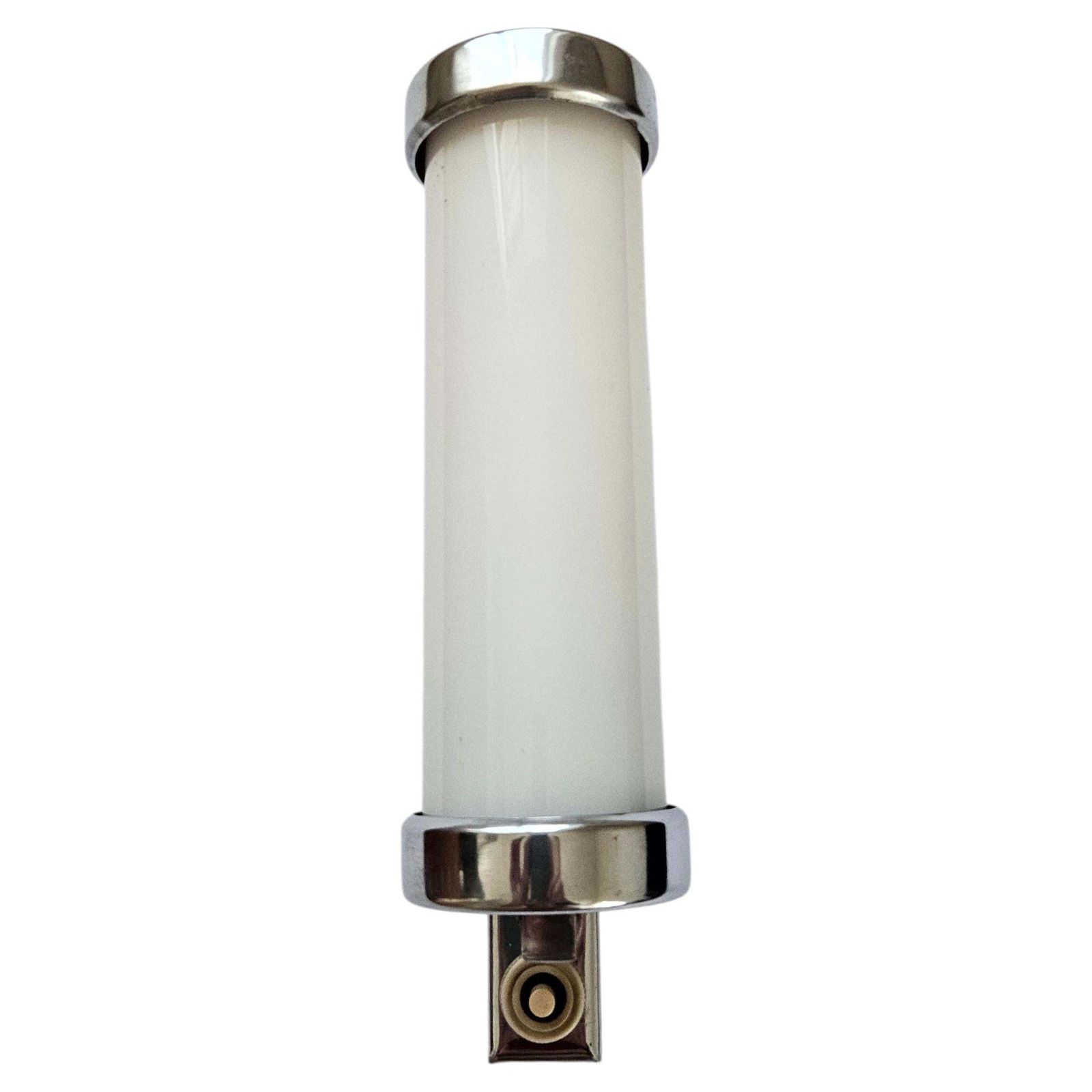 Zeldzame chromen wandlamp, Bauhaus, art deco, functionalisme, jaren 1930