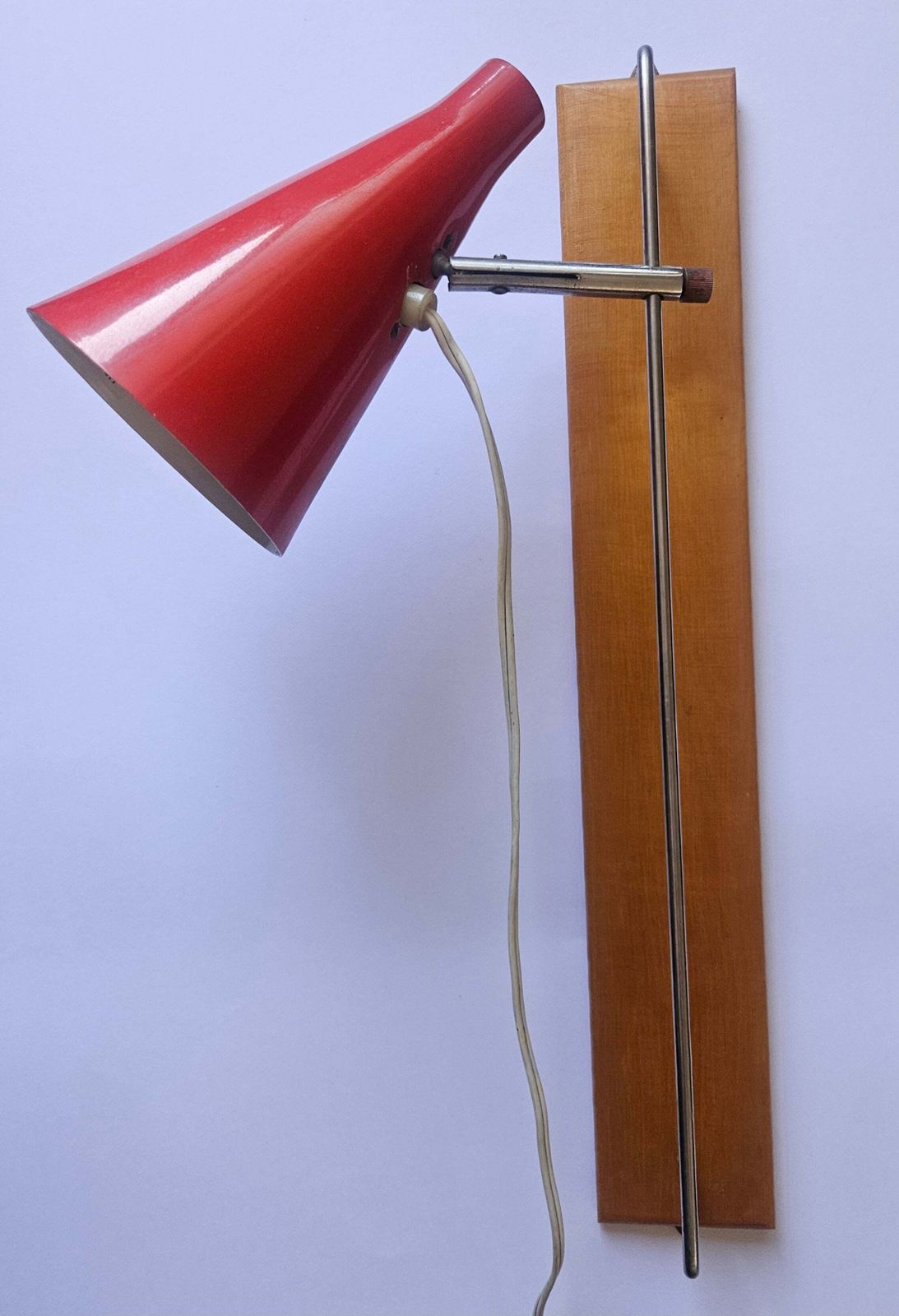 Rare Midcentury Wall Lamp Lidokov In Style Of Stilnovo, 1960s photo furniture