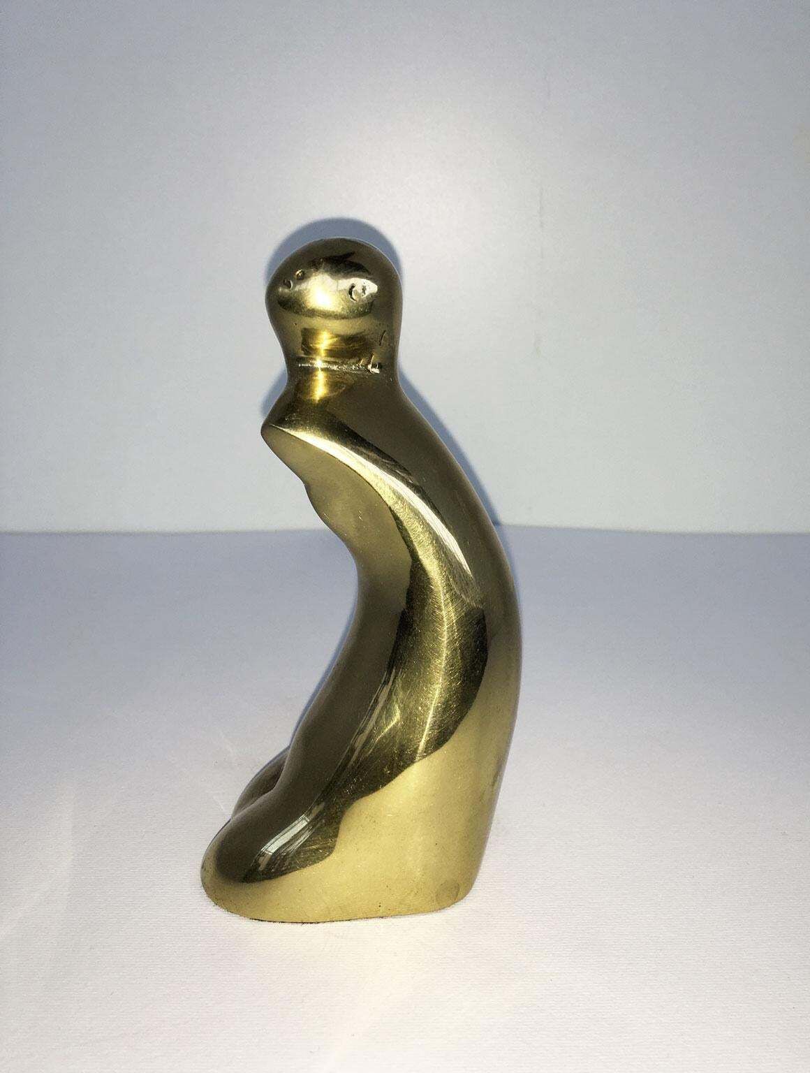 Sculpture abstraite en bronze Piero Perin, Figura, Italie, 1980 photo furniture