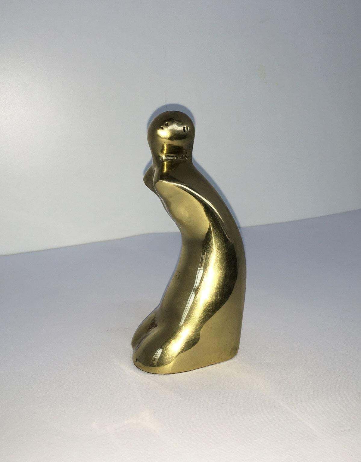 Sculpture abstraite en bronze Piero Perin, Figura, Italie, 1980 photo 565.0