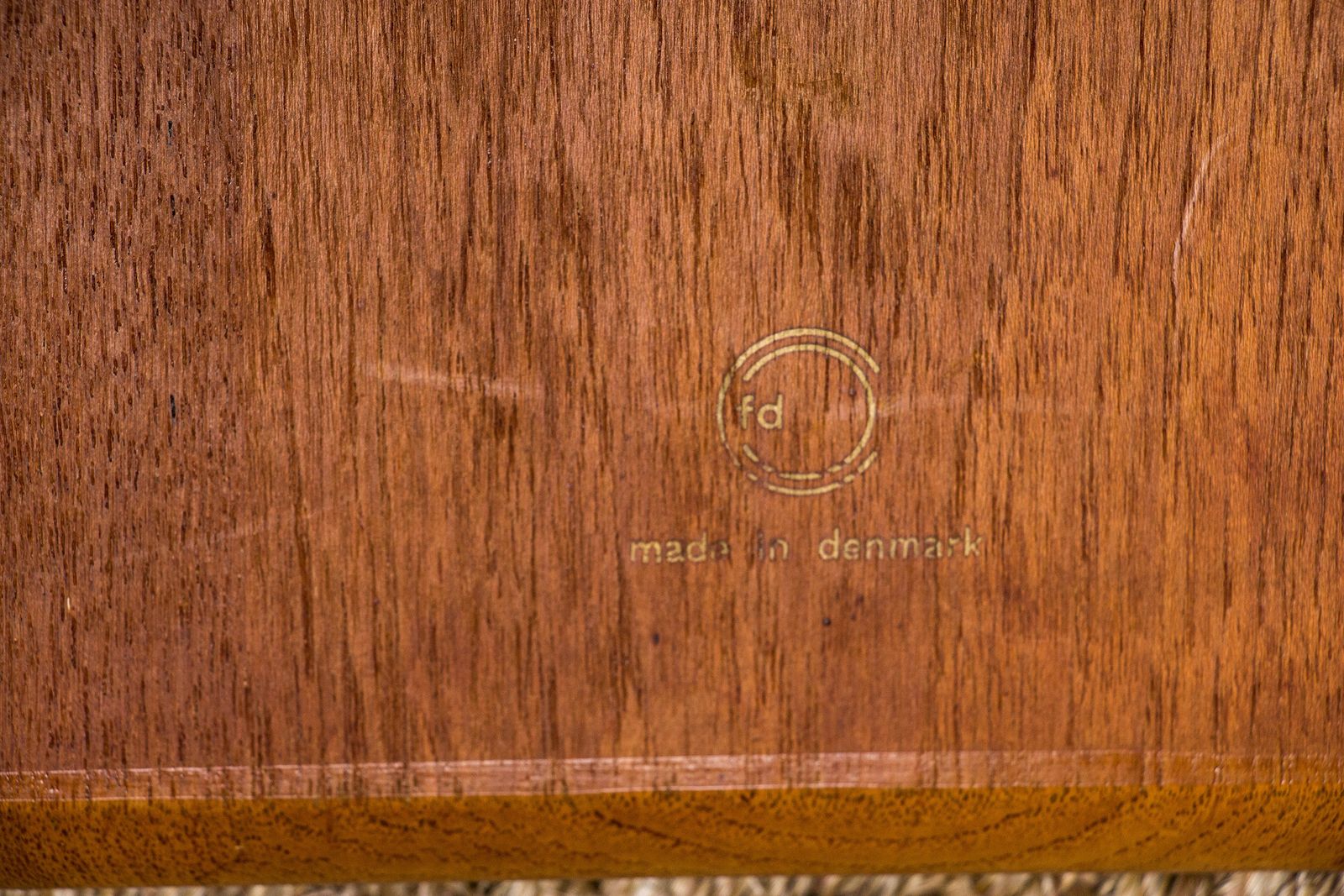Table basse danoise à deux plateaux en teck et cannage, modèle FD 516, par Peter Hvidt et Orla Mølgaard pour France & Søn, 1965. photo for sale