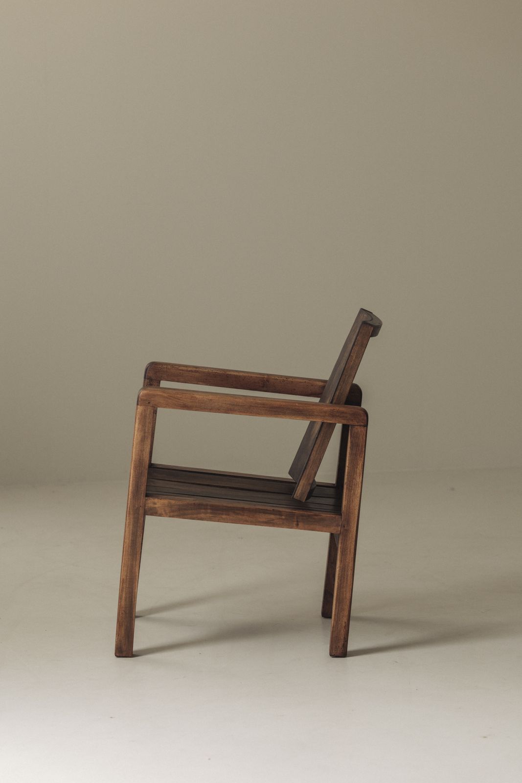 Pair Of French Modernist Mahogany Armchairs Dating To The 1950s. photo buy