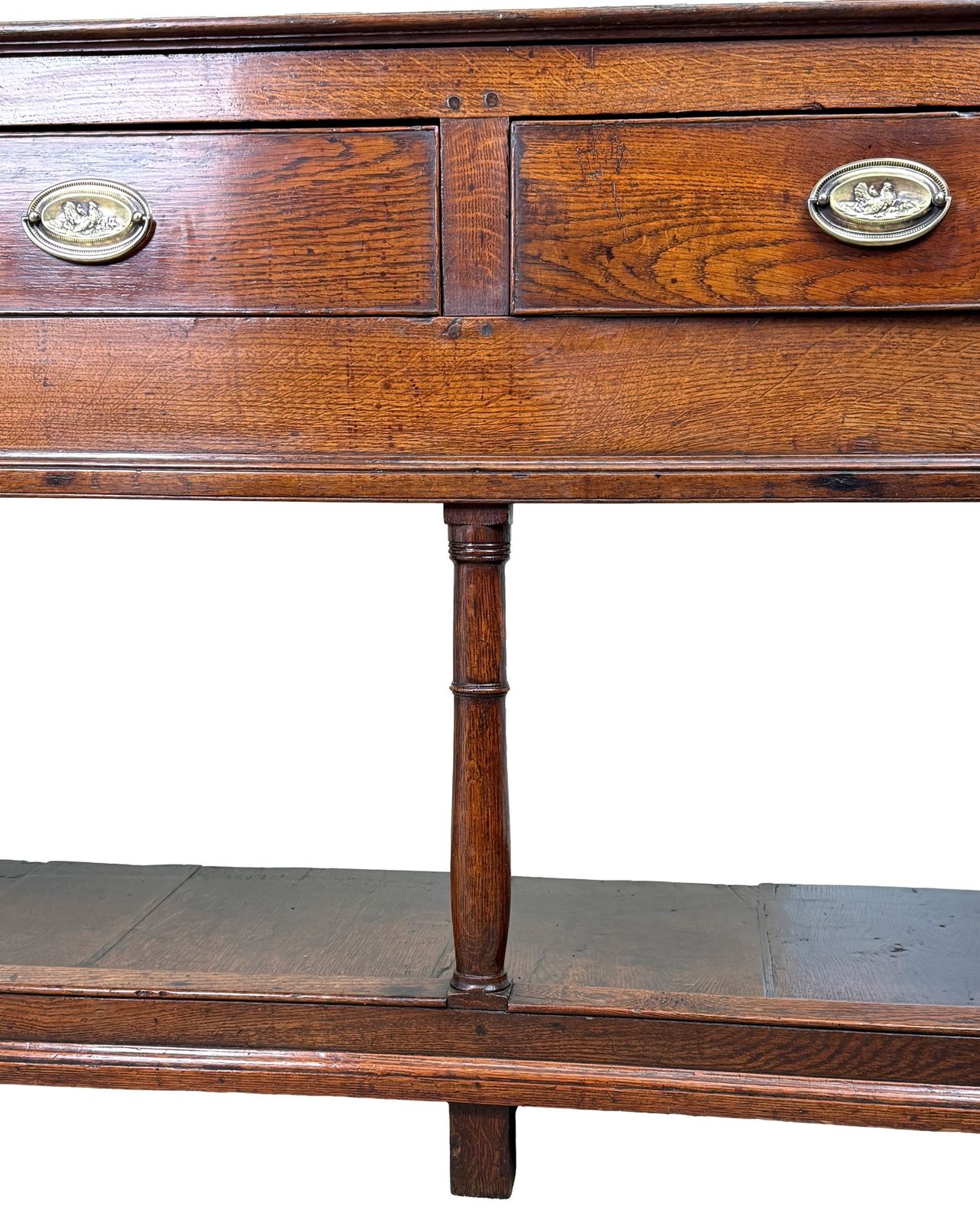 Eikenhouten dressoir met potboard, 18e eeuw, Engels George III, ca. 1770 photo Meubels