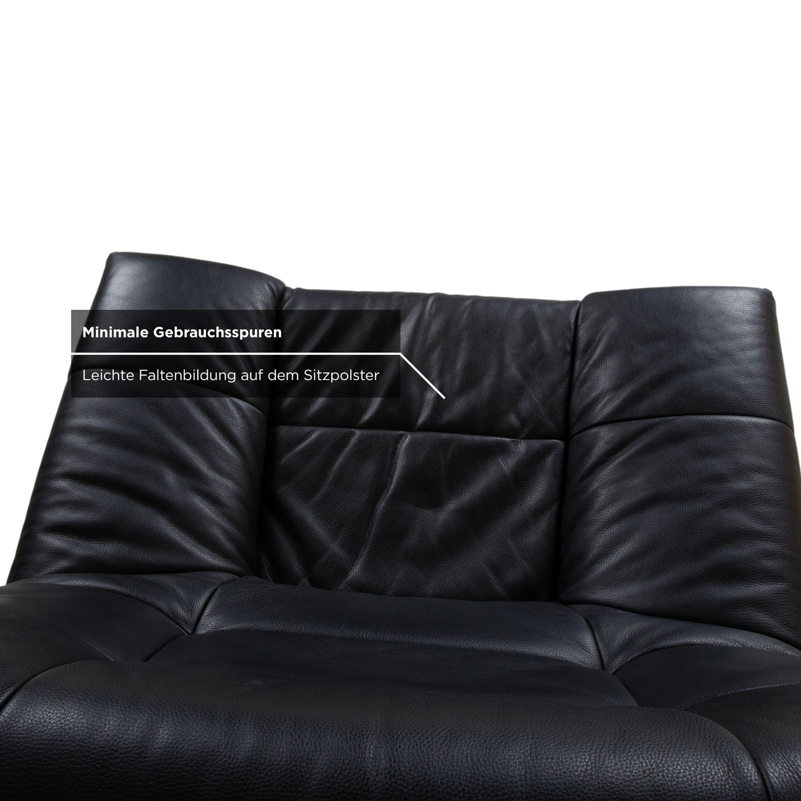 Rolf Benz Bmp 418 Leather Armchair Black photo buy