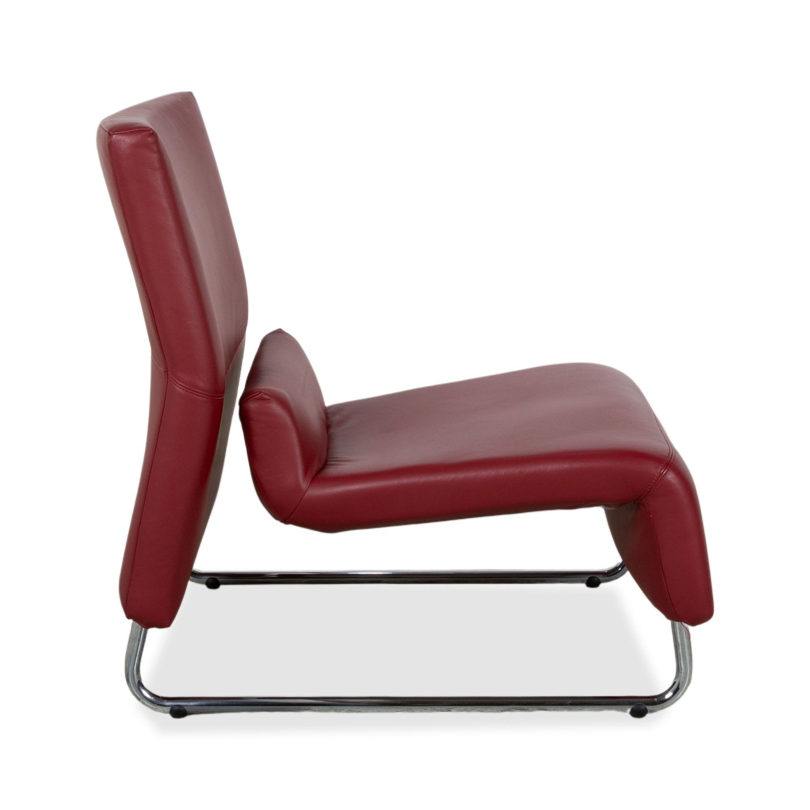 photo for sale Fauteuil Koinor en cuir rouge
