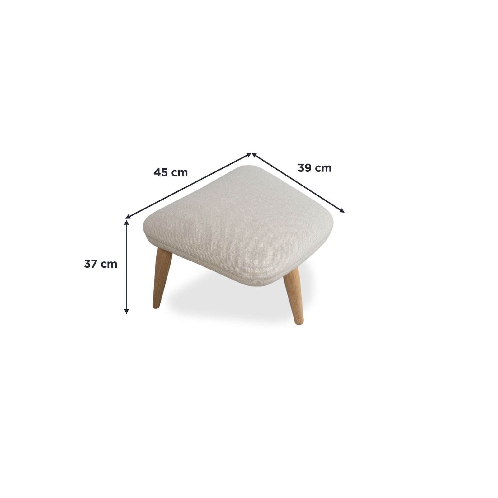 Audo Copenhagen Oda Fabric Armchair Set, Cream Beige Eggshell photo for sale