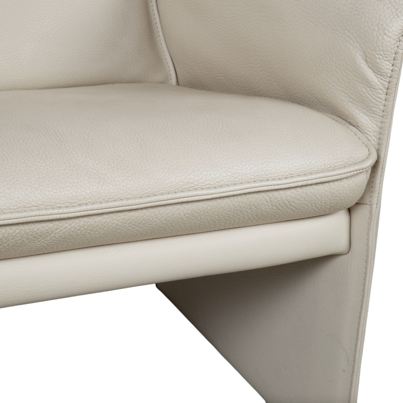 Jori Jr 2700 Leather Two Seater Cream Beige Sofa Manual Function photo 1452.0