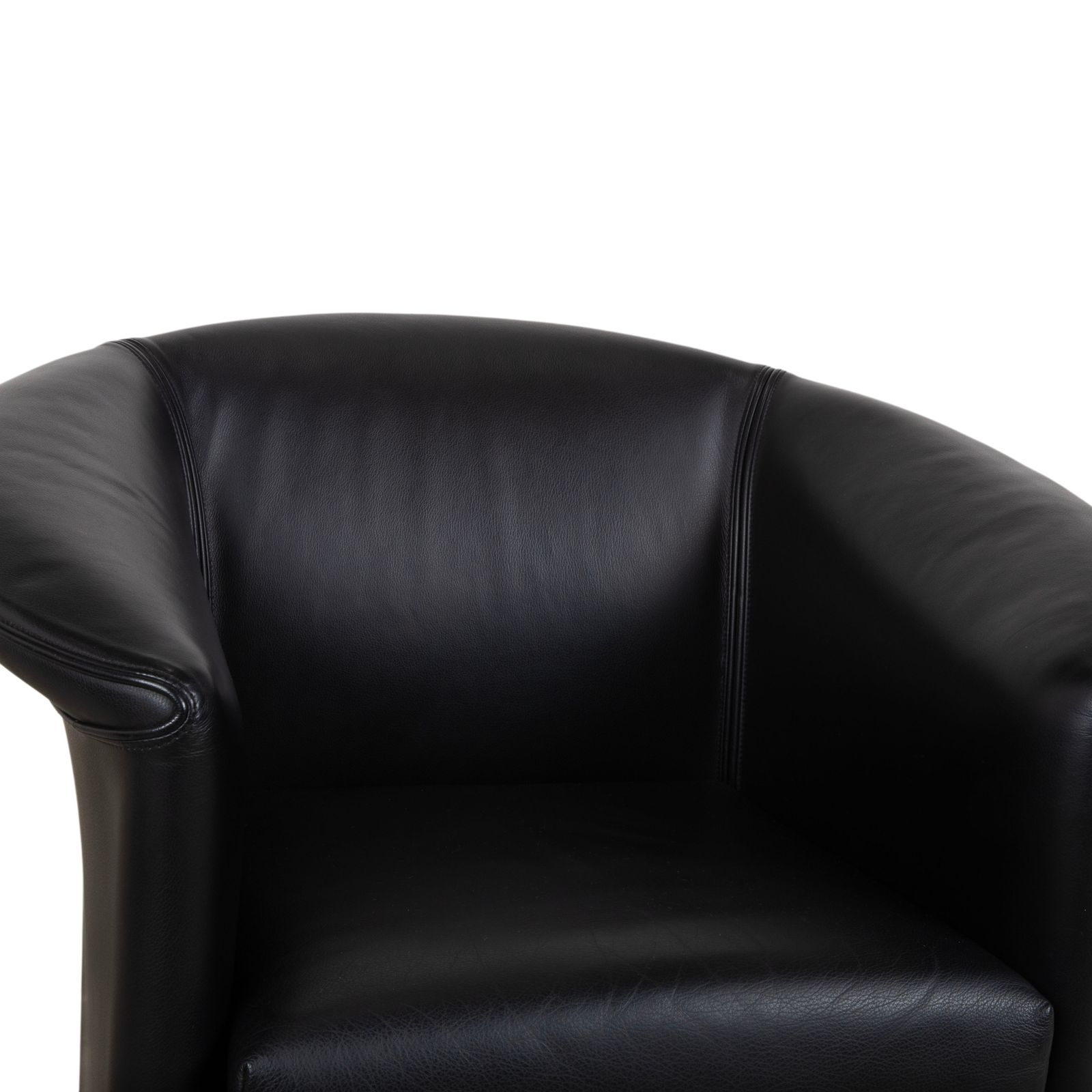 Wittmann Aura Leren Fauteuil Zwart photo 2123.0