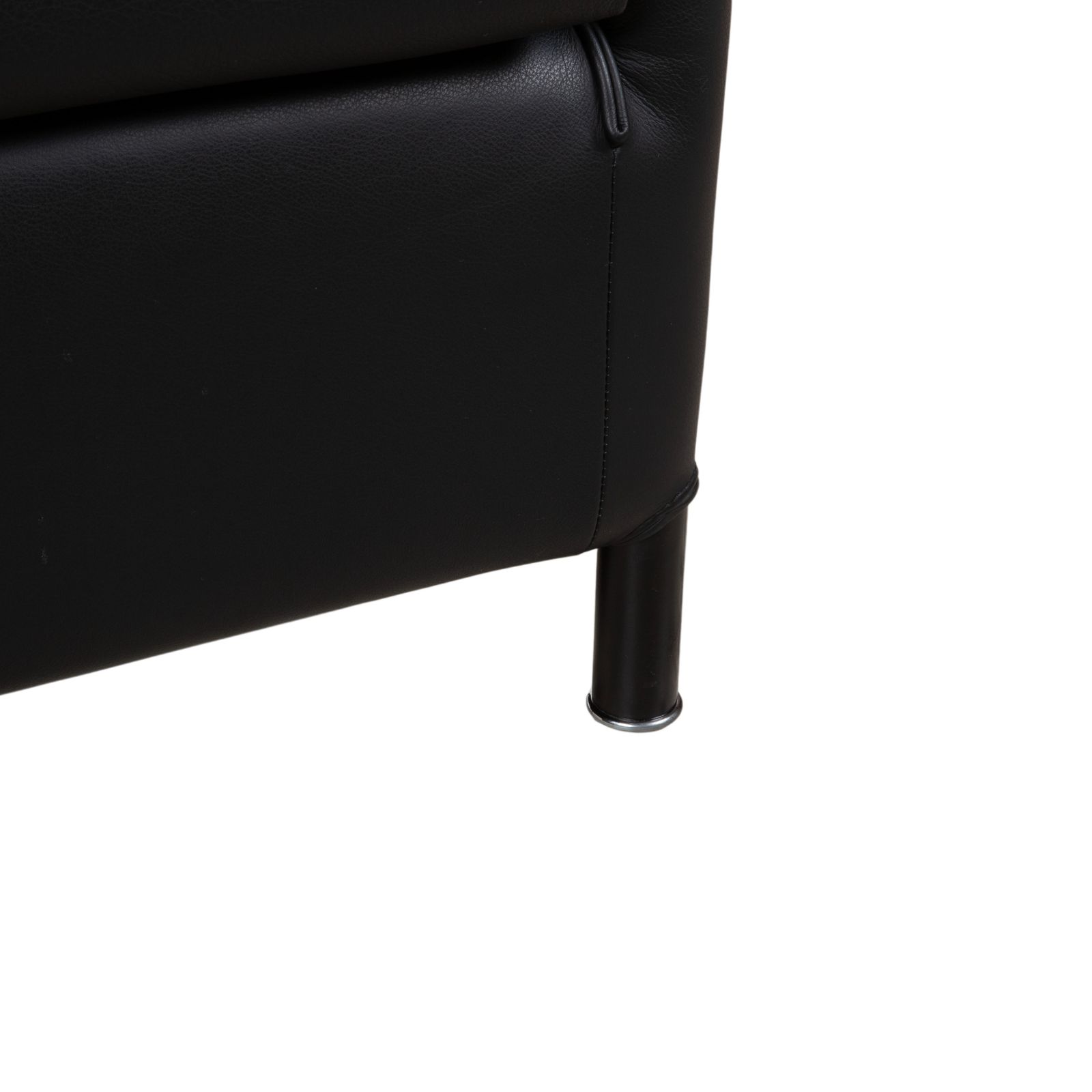 Wittmann Aura Leren Fauteuil Zwart photo vinterior