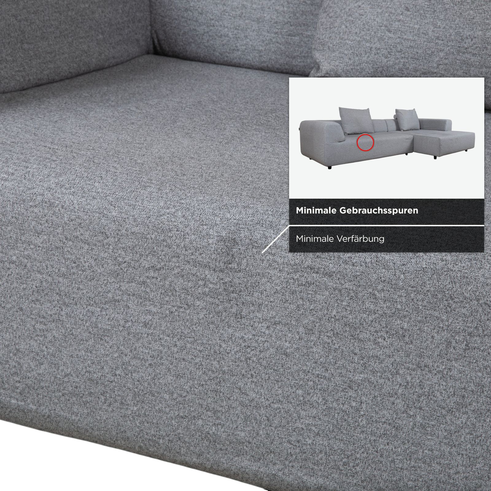 Freistil Rolf Benz Hoekbank Stof Grijs photo buy