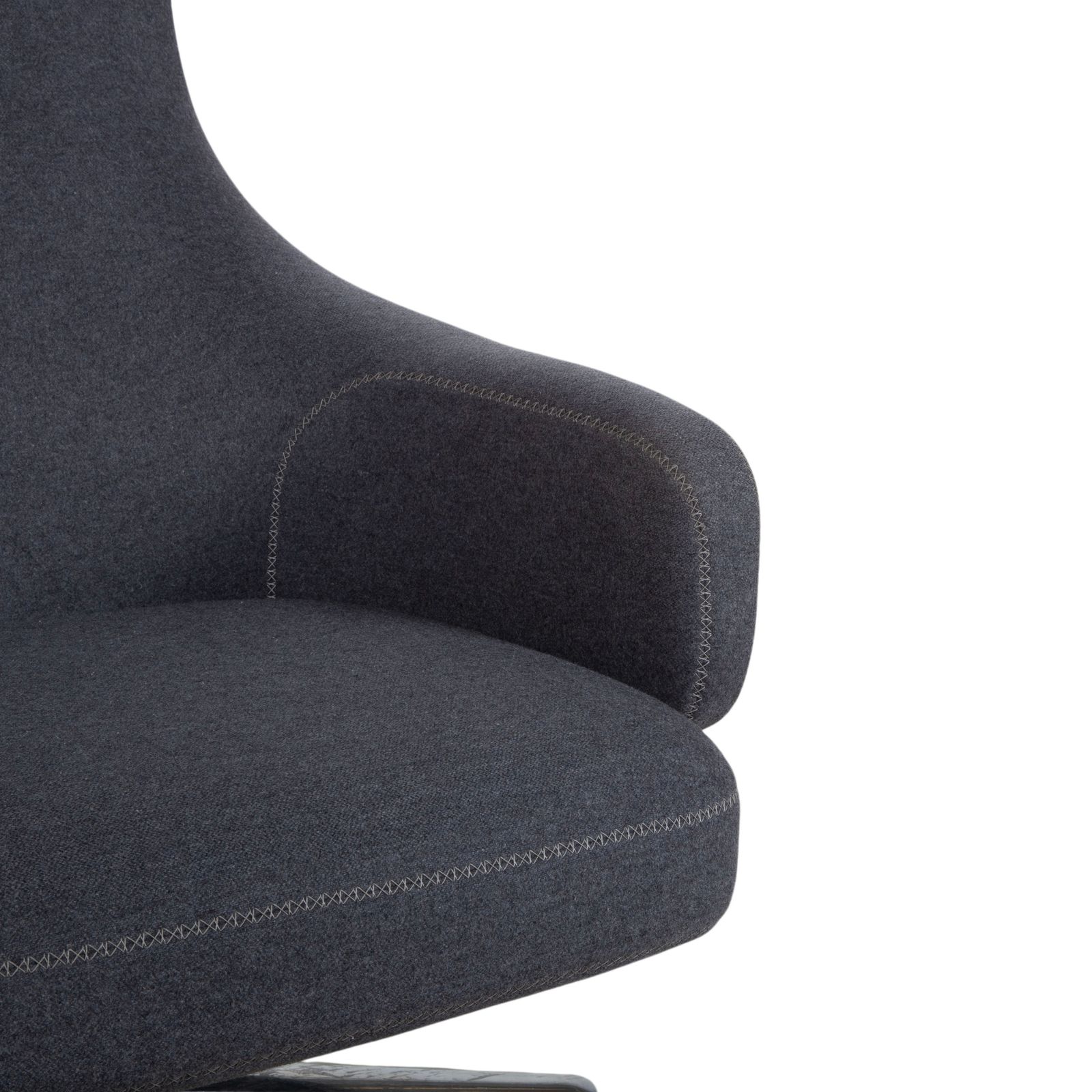 Fauteuil Vitra Grand Repos en tissu, gris, fonction manuelle photo buy