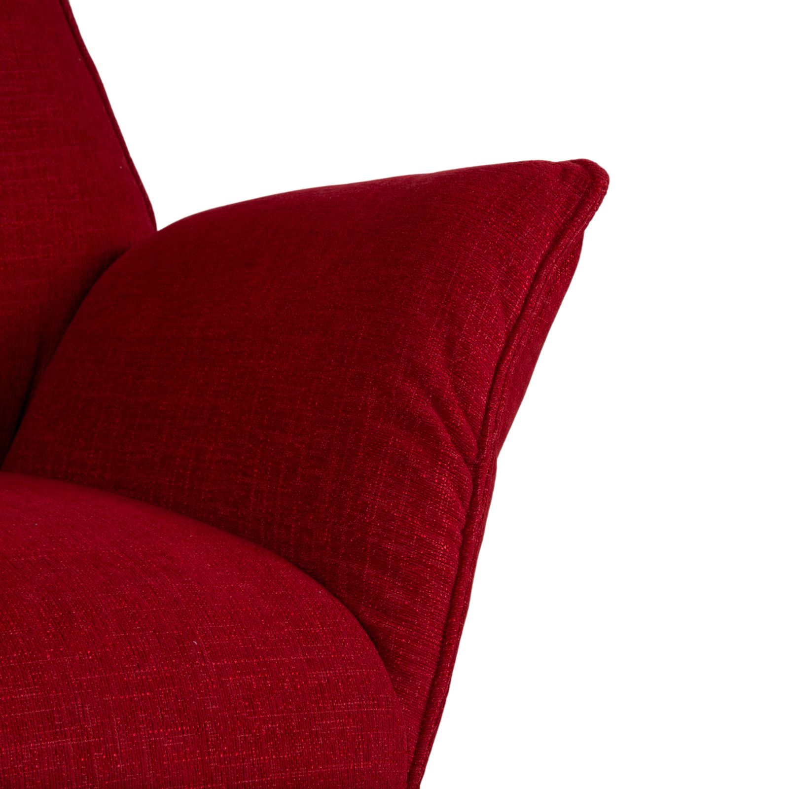 Canapé 2 places Koinor Evita en tissu rouge photo for sale