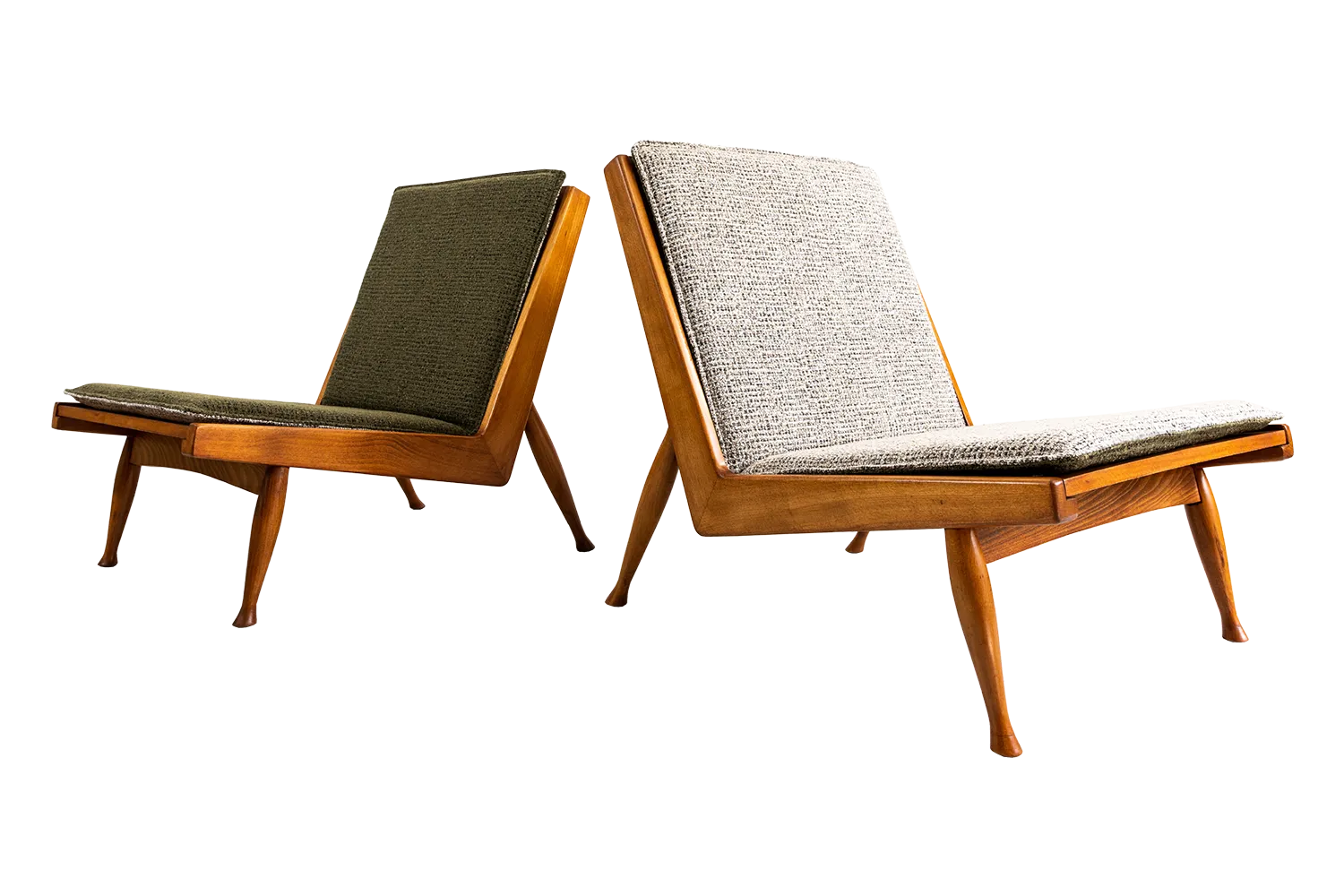 Mid-Century fauteuils van Marian Grabinski, Kfm, Polen, jaren 1960