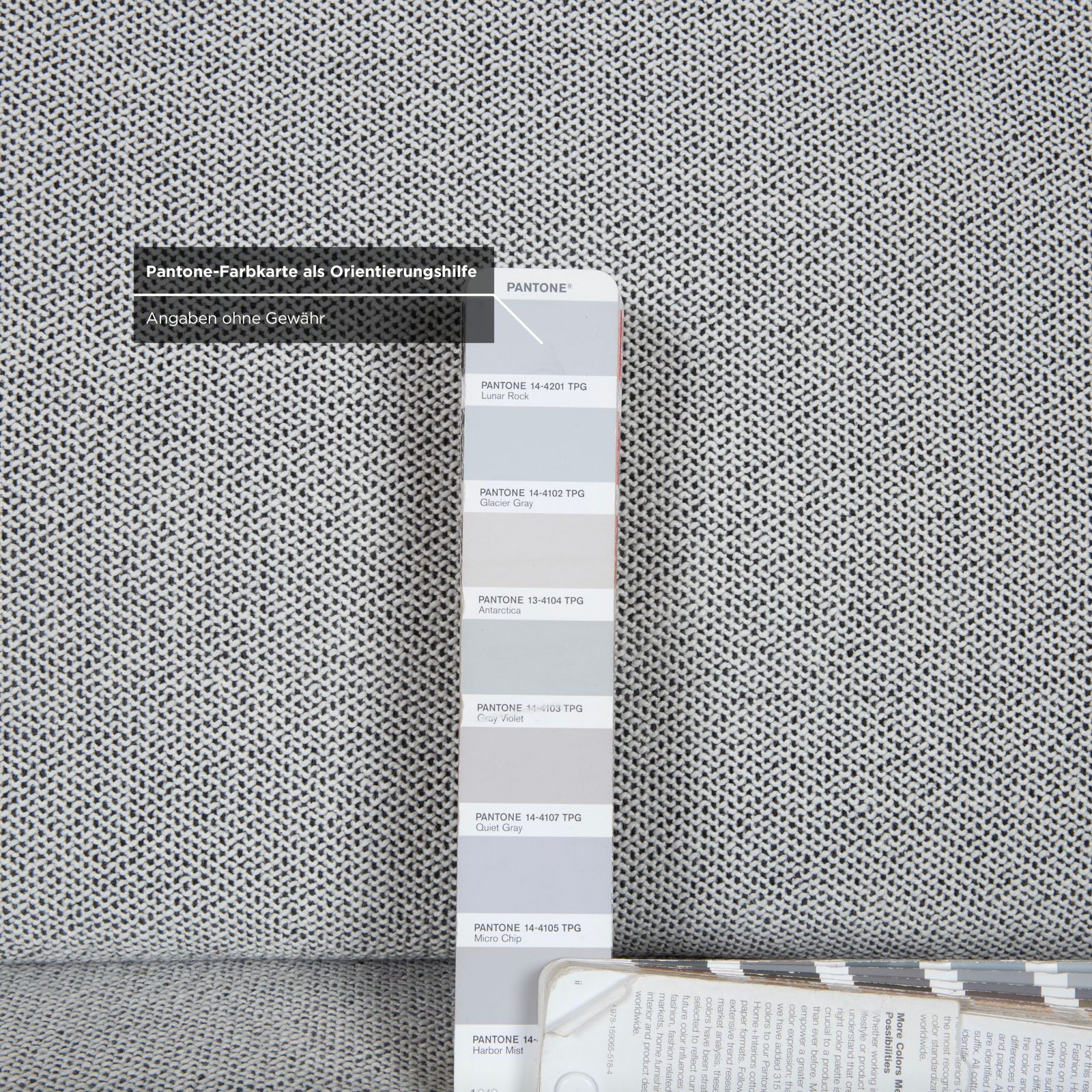 Canapé 3 places COR Moss en tissu gris photo vintage