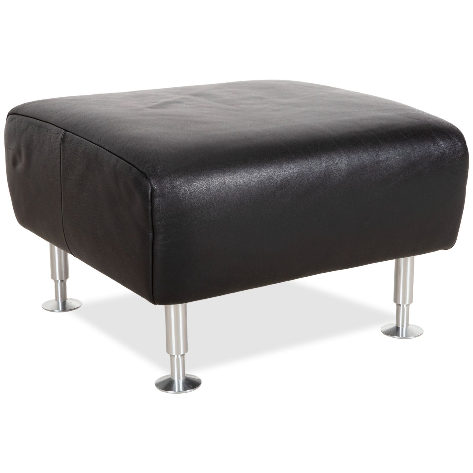 Ensemble fauteuil Rolf Benz 250 en cuir noir photo 2122.0