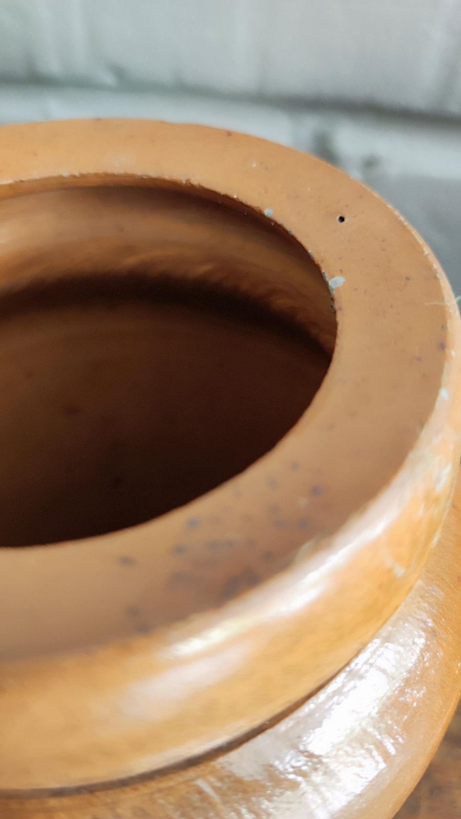 Pot de conservation d'époque en grès de Westerwald, émaillé au sel, pot de cuisine photo 129.0