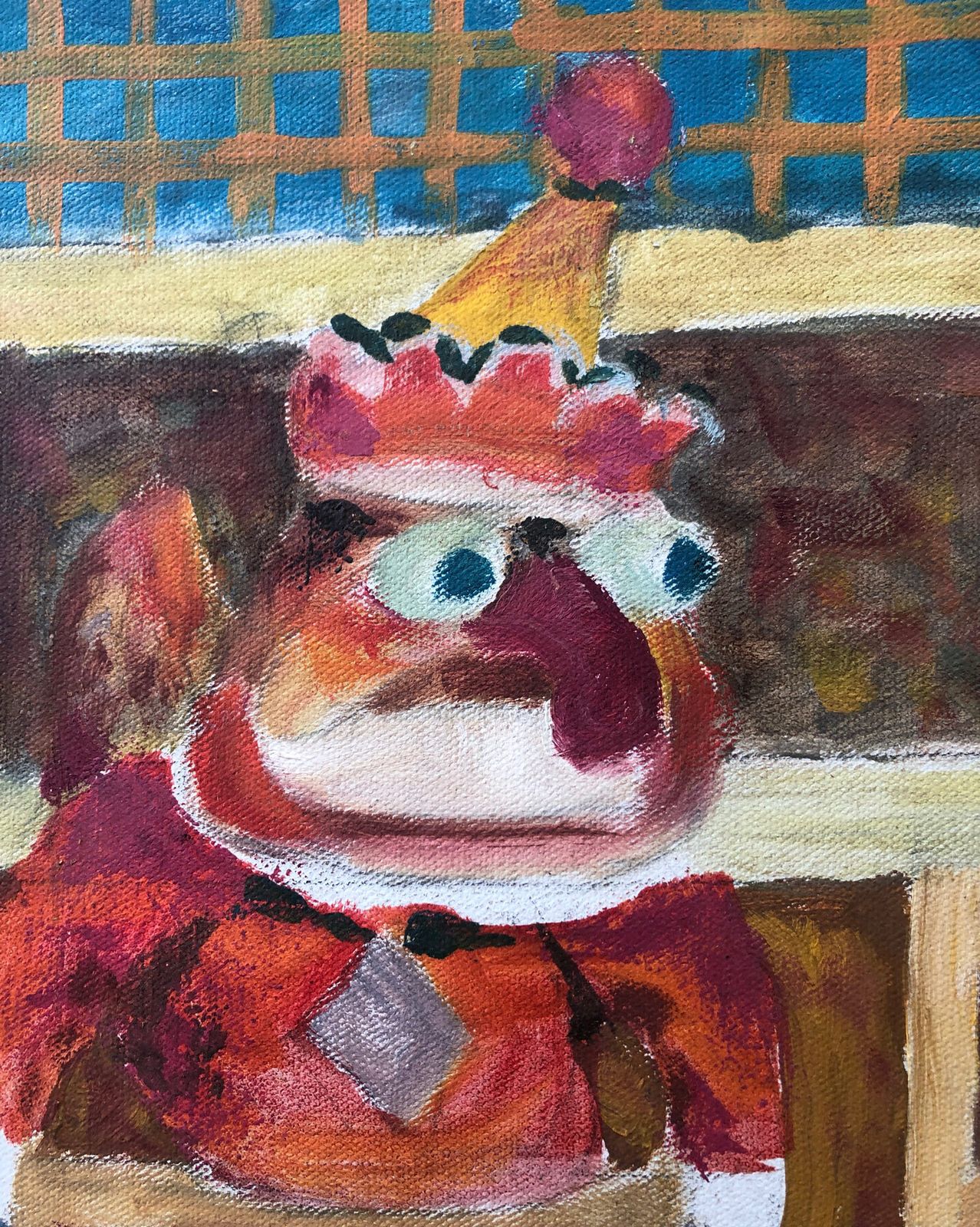 The Best Vincent Bennett I Have Seen, Original Outsider Painting photo for sale