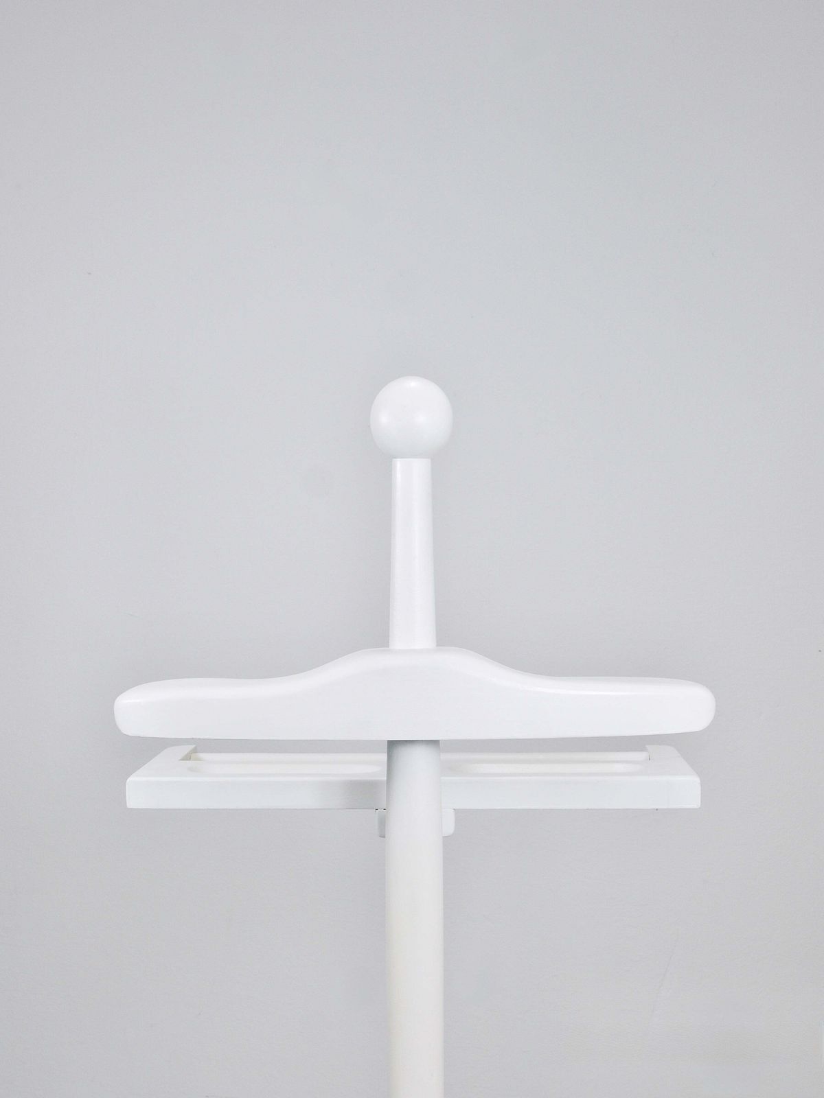 1920s Art Nouveau White & Brass Valet Jugendstil Clothing Stand, Vienna, Austria photo buy