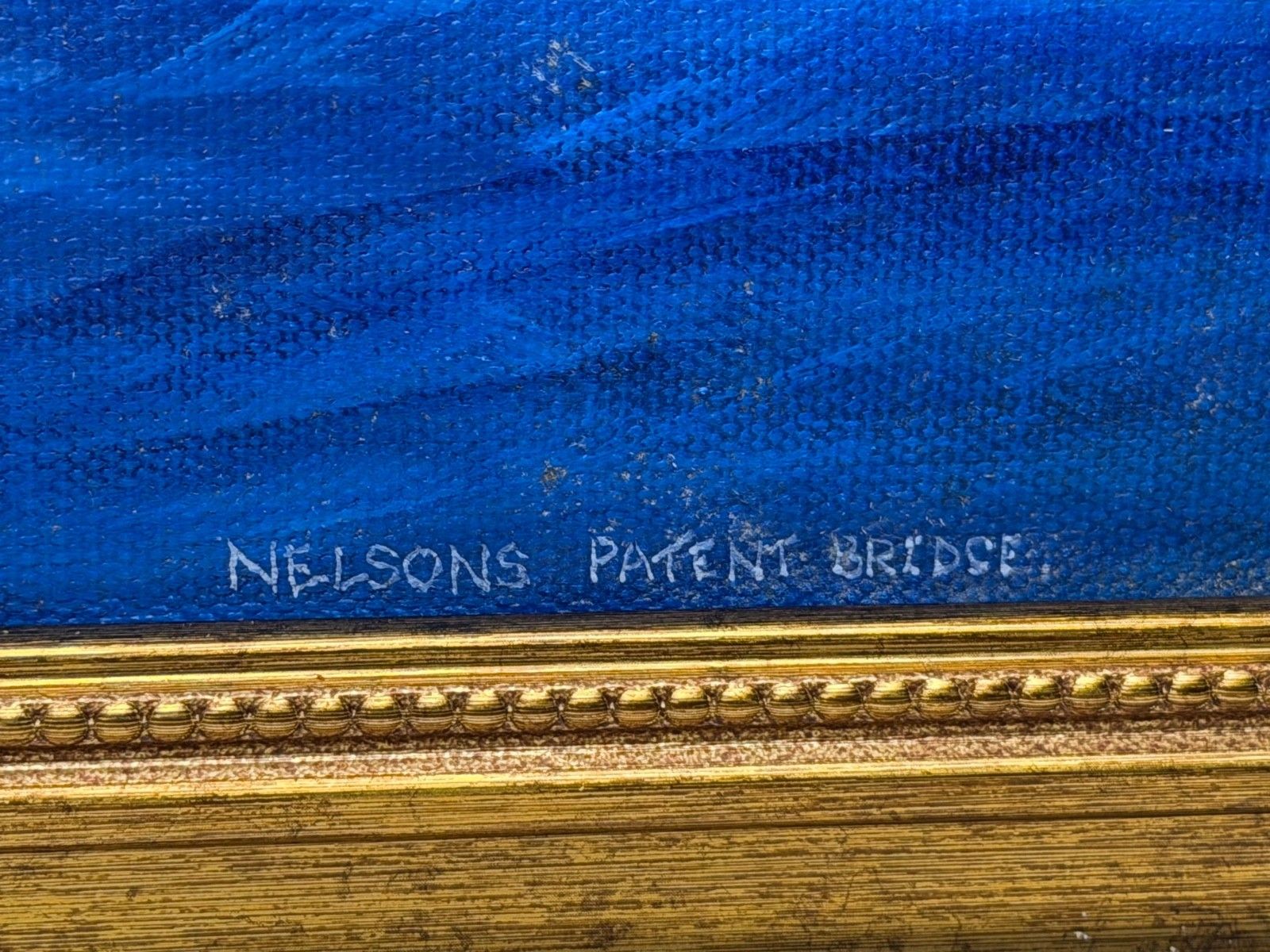 Kunst Maritiem Olieverfschilderij Slag bij St. Vincent Nelson's Patent Bridge, gesigneerd Graham Jowett-Ive photo