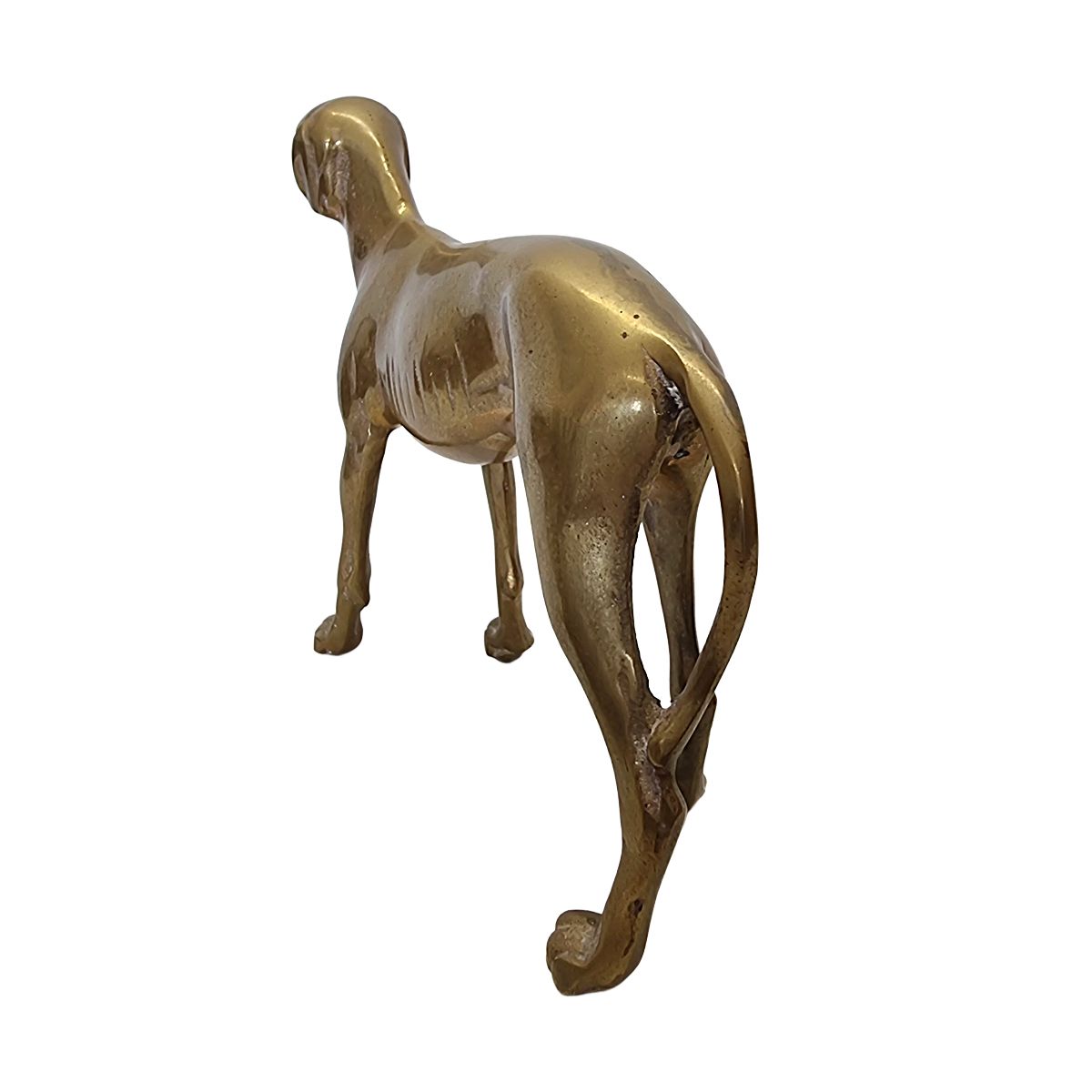 Chien de chasse vintage en laiton, France photo furniture