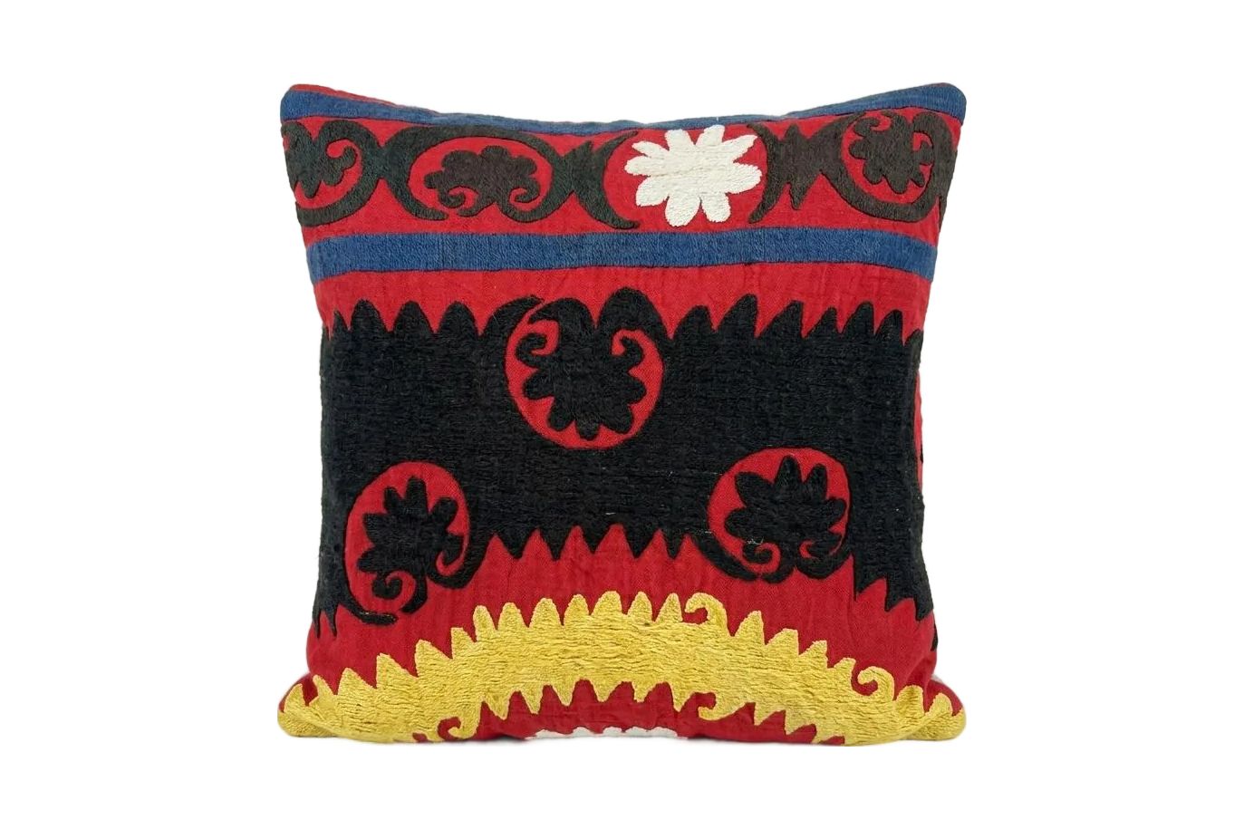 Hand Embroidered Suzani Pillow Cover 33 X 33 Cm