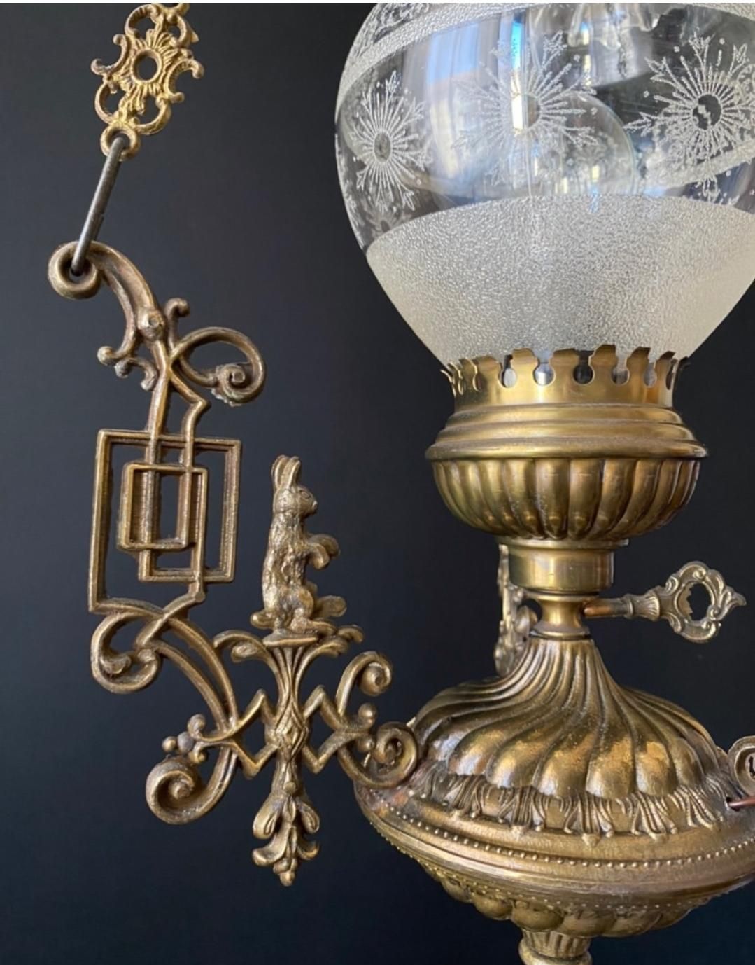 Antique Couple Of Chandelier, Early 20th Century photo for sale