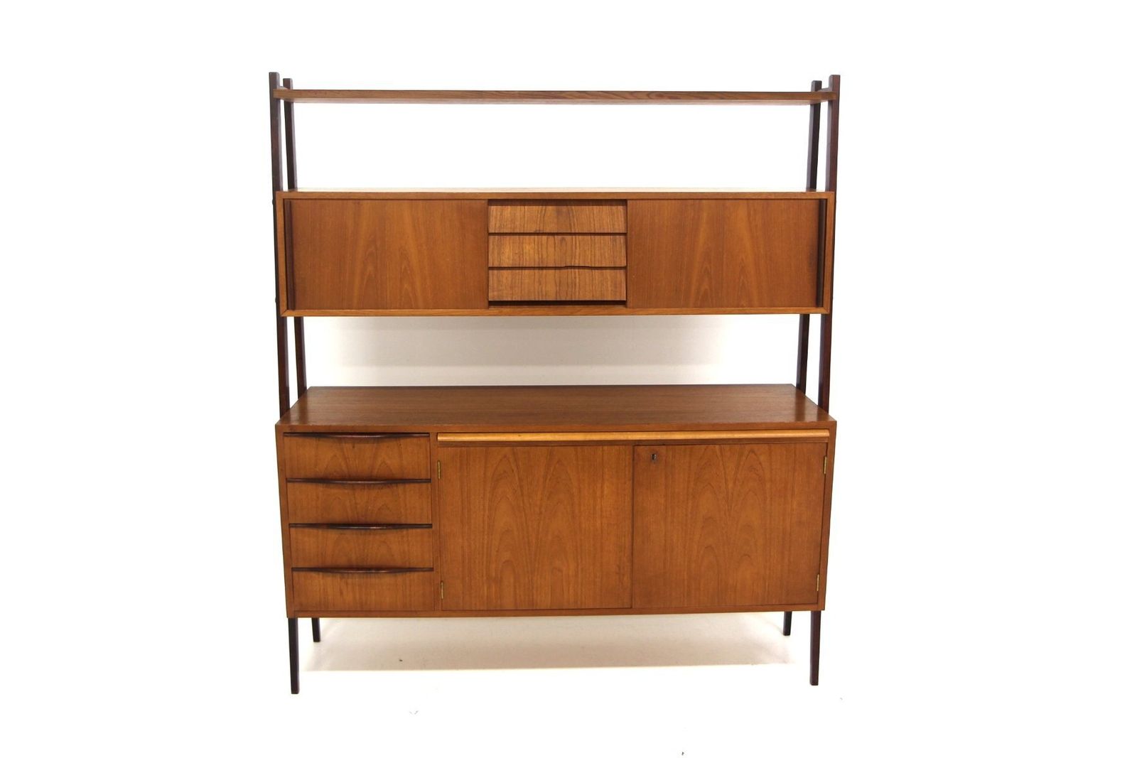 Secrétaire scandinave en teck, Suède, 1960 photo for sale