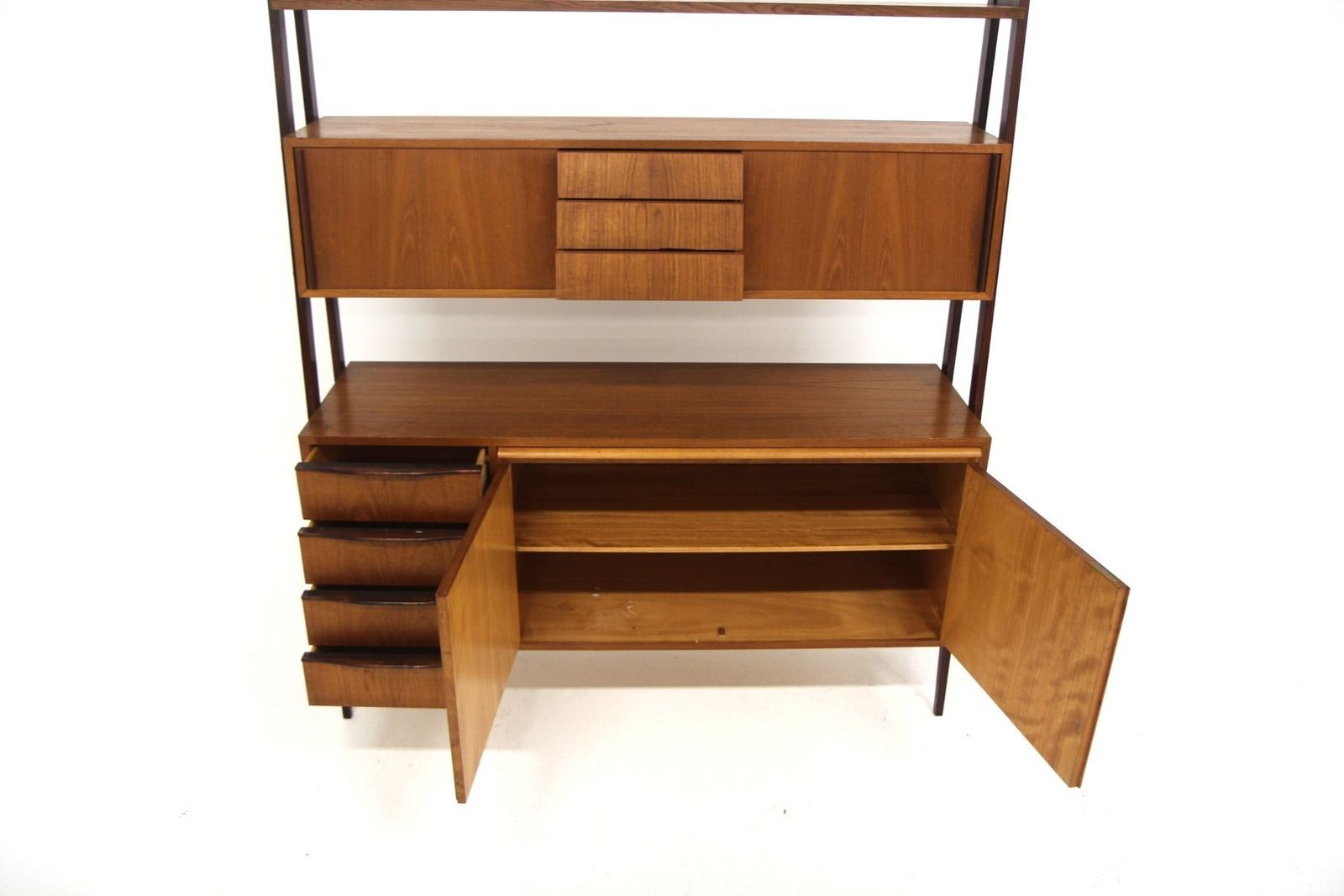 Secrétaire scandinave en teck, Suède, 1960 photo Mobilier