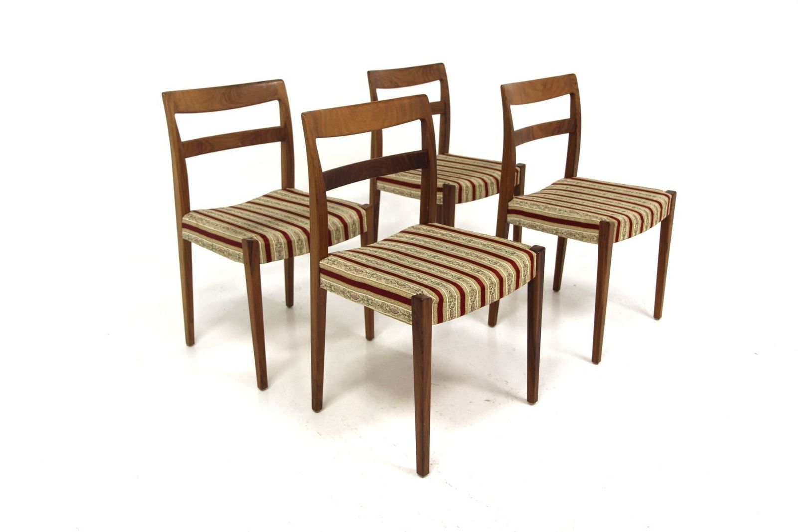 Garmi Walnut Chairs By Nils Jonsson For Troeds, Sweden, 1960, Set Of 4