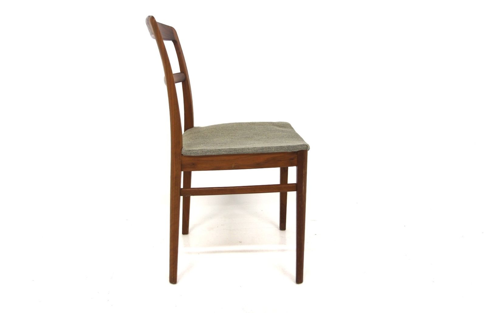 Chaises en teck par Ib Kofod Larsen, Danemark, années 1960, lot de 6 photo furniture