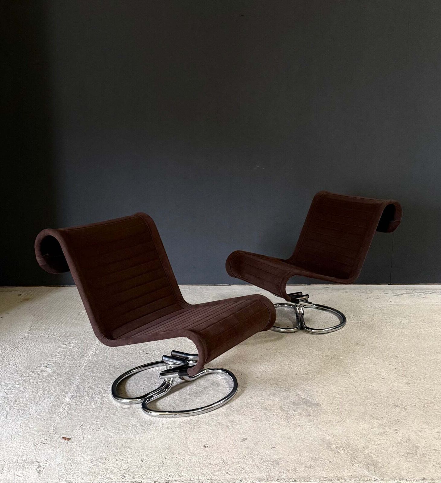 Mcm Design "Spaghetti" Lounge Chairs van Jan Dranger & Johan Huldt voor Ulferts Fabriker, jaren 1970 photo 4200.0