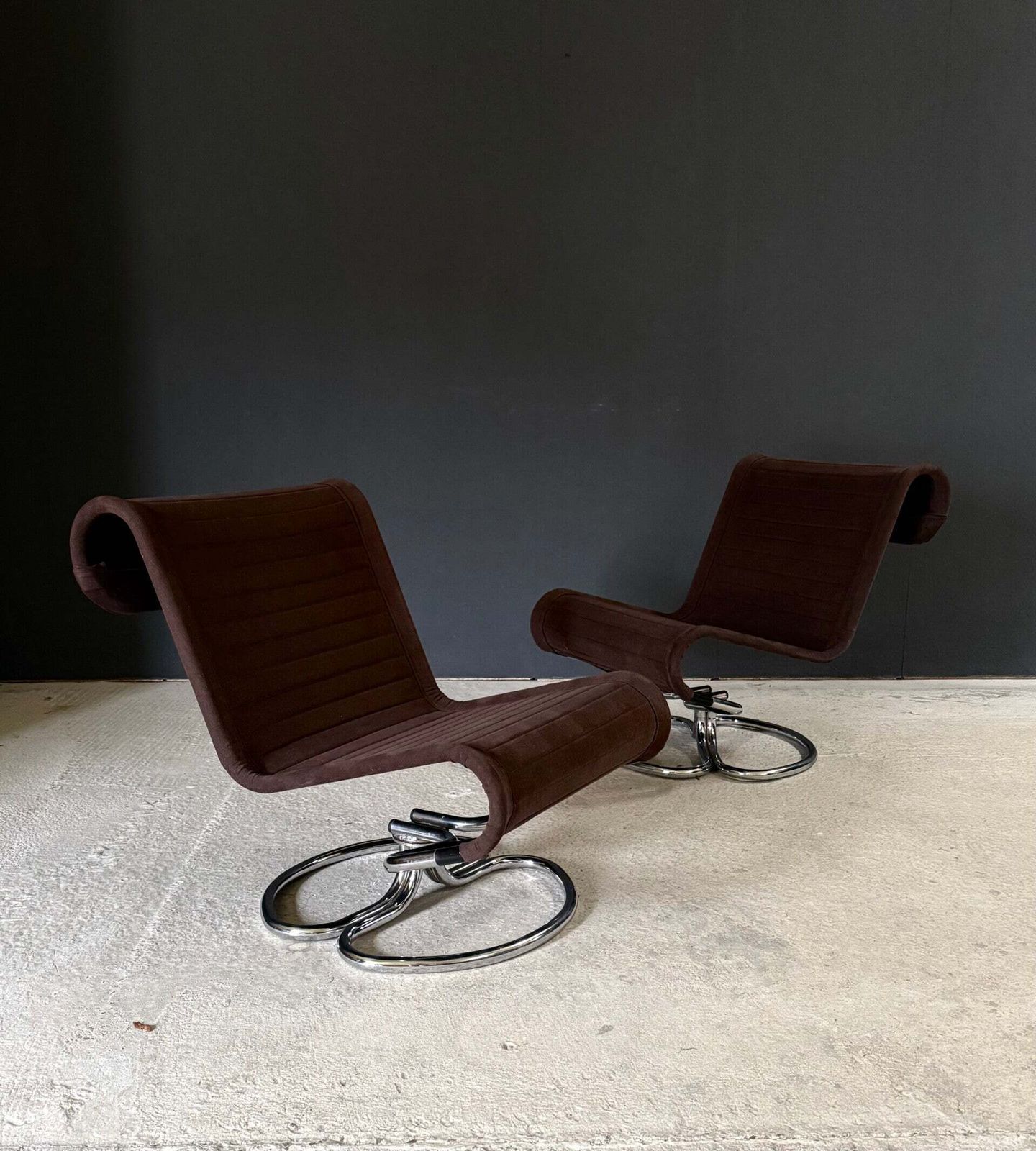 Mcm Design "Spaghetti" Lounge Chairs van Jan Dranger & Johan Huldt voor Ulferts Fabriker, jaren 1970 photo vinterior