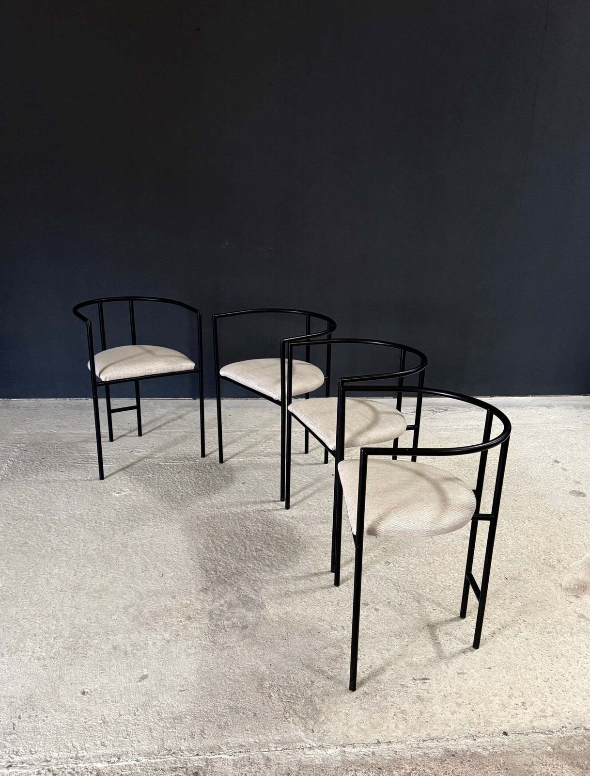 Postmodern Design 'Tokyo' Dining Chairs By Rodney Kinsman For Bieffeplast, Italy 1980's photo 2460.0