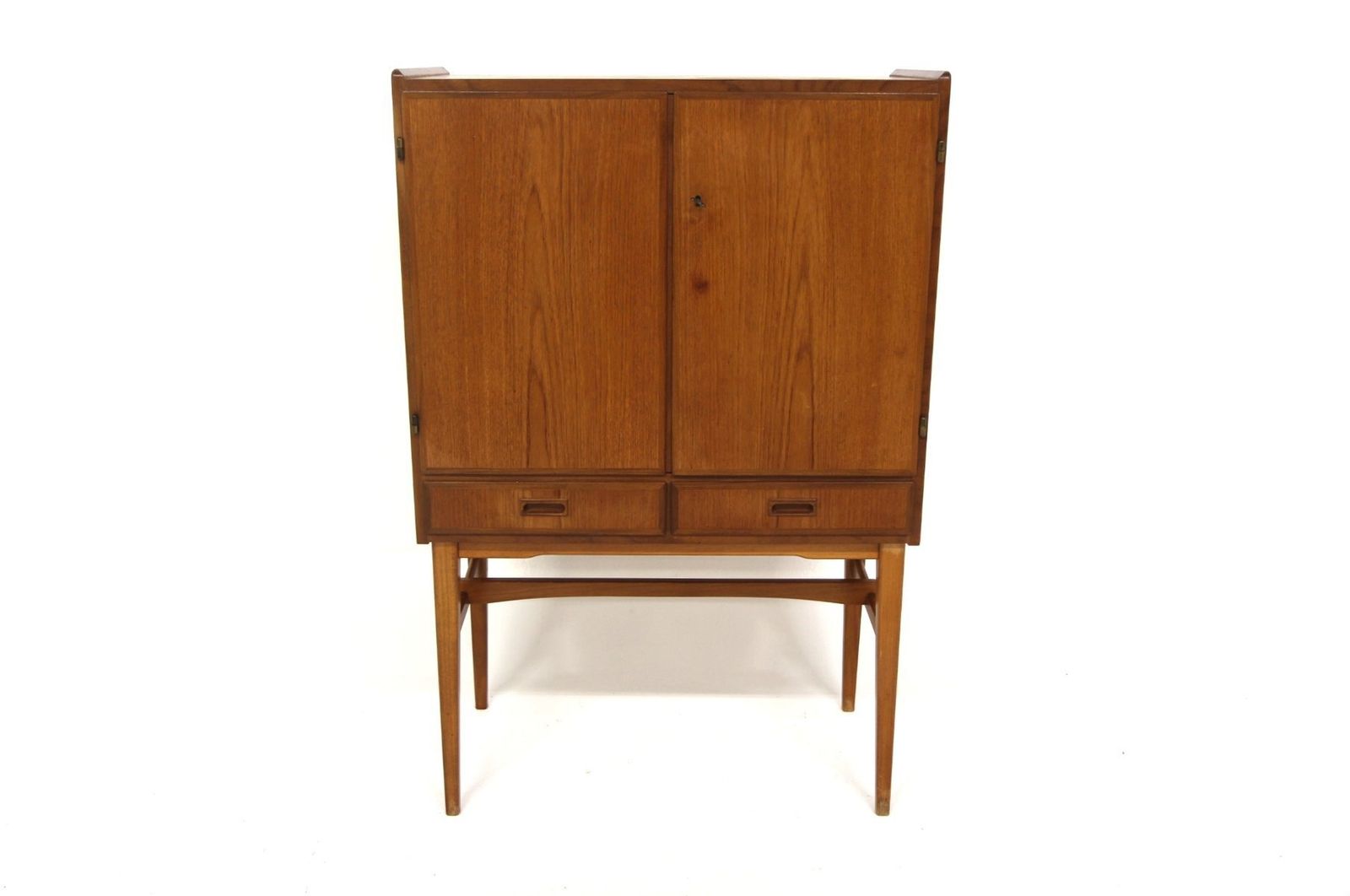 Cabinet bar scandinave en teck, Suède, 1950