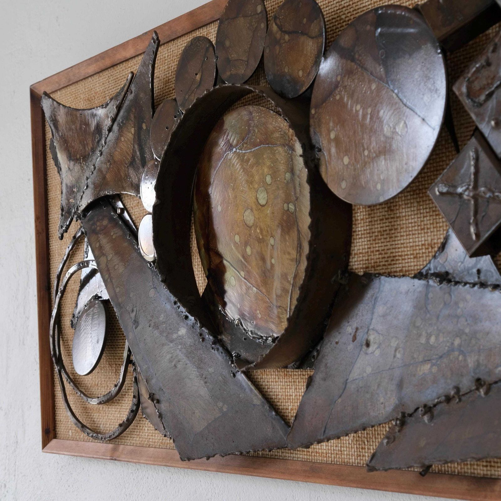 Henrik Horst Brutalist Metal Wall Relief | Denmark | 1970s photo 984.0