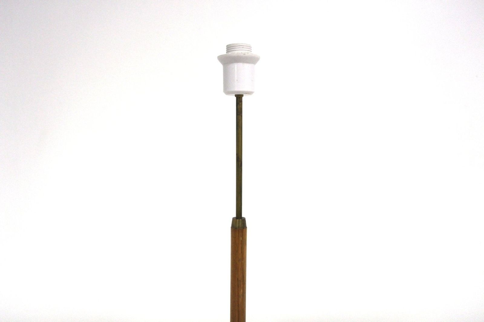 Lampadaire en teck et métal par Falkenberg Belysning, Suède, 1950 photo for sale