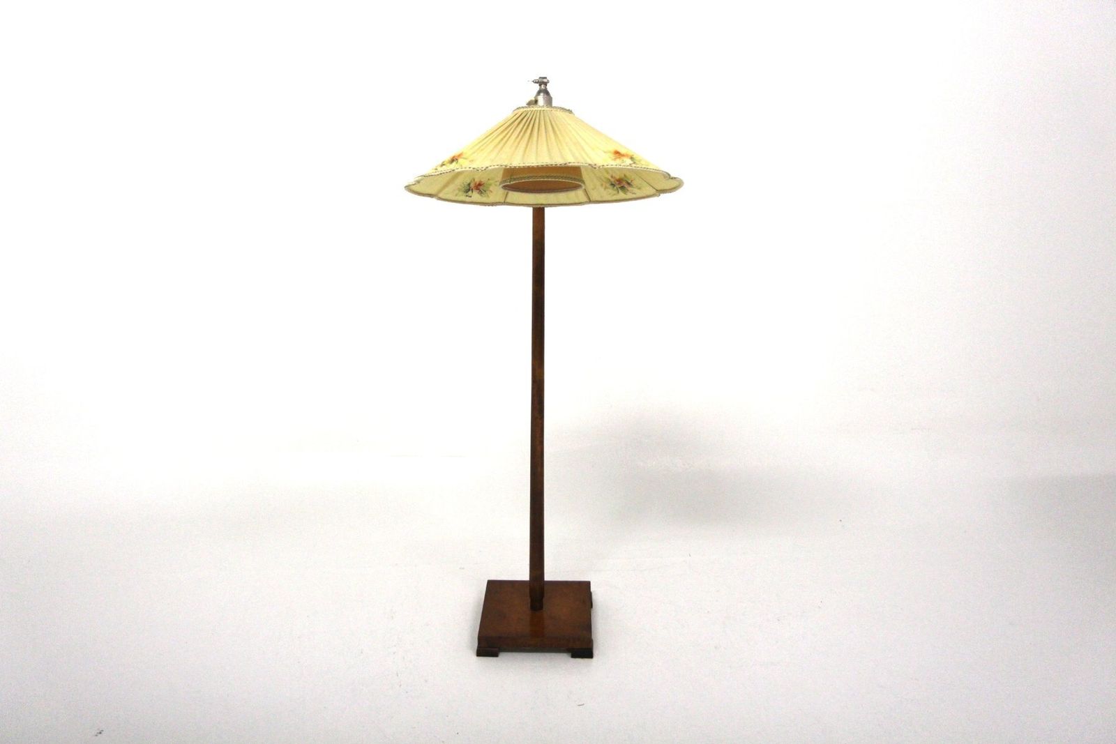 Modern Scandinavian Floor Lamp In Elm, Sweden, 1940 photo for sale