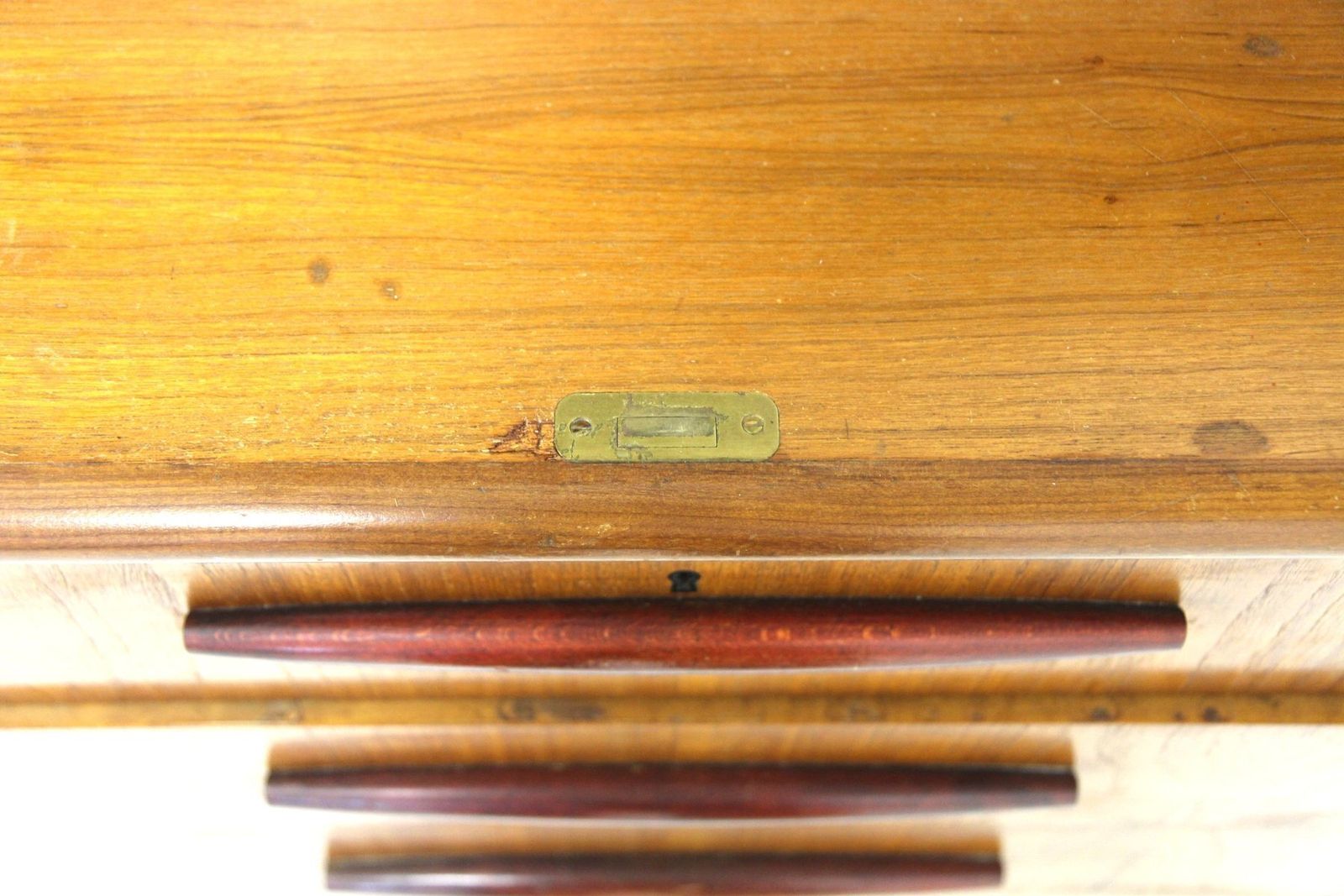Scandinavian Teak Secretary, Bröderna Gustafssons, Sweden, 1960 photo vintage