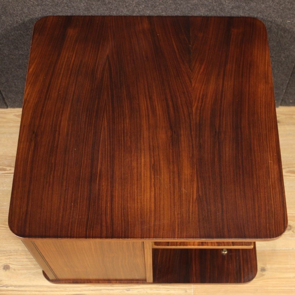 Italiaanse Design Salontafel in Hout uit de Jaren 70 photo vinterior