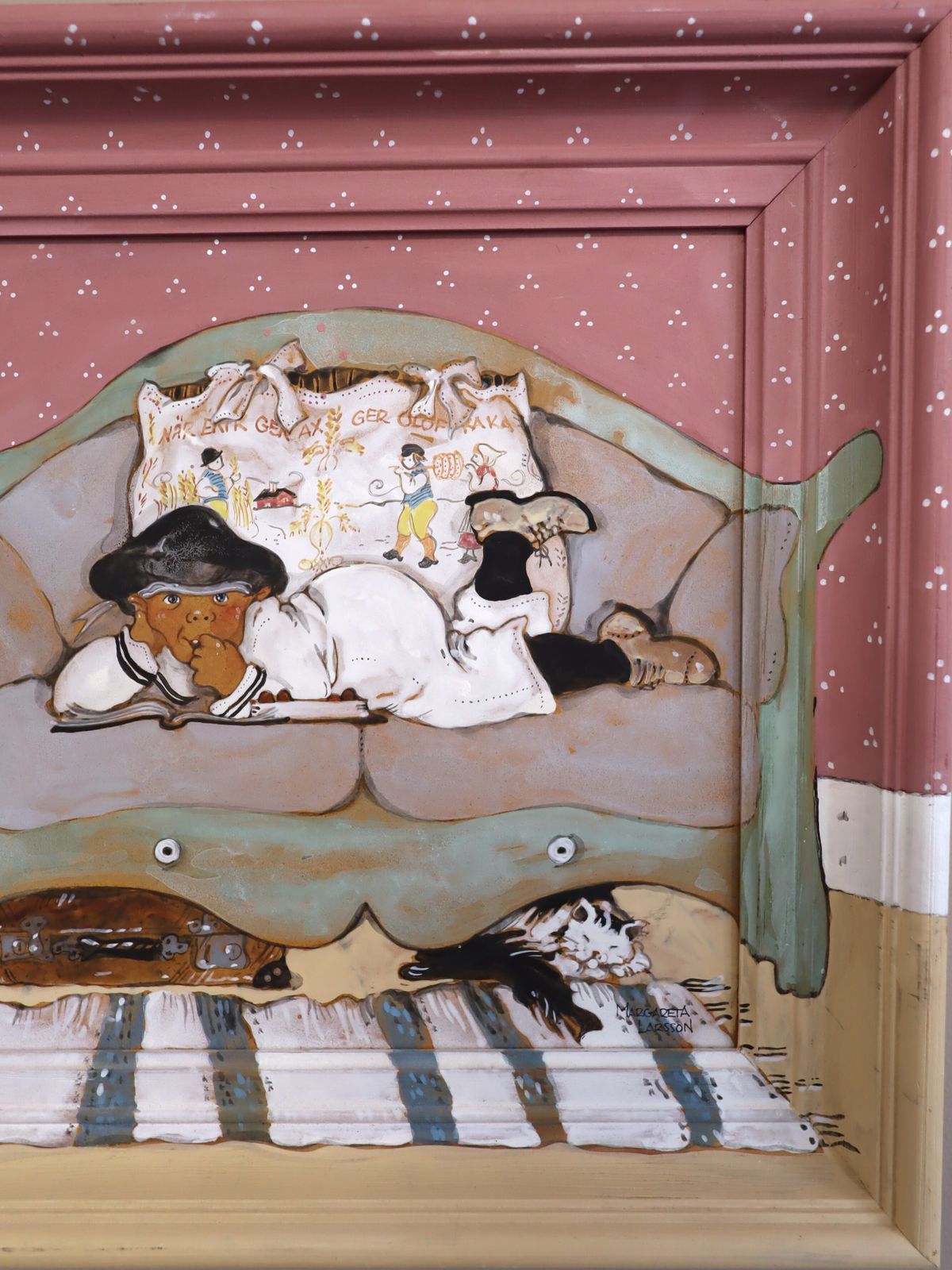 Kunst The Comfort Of Home, Oil Painting photo