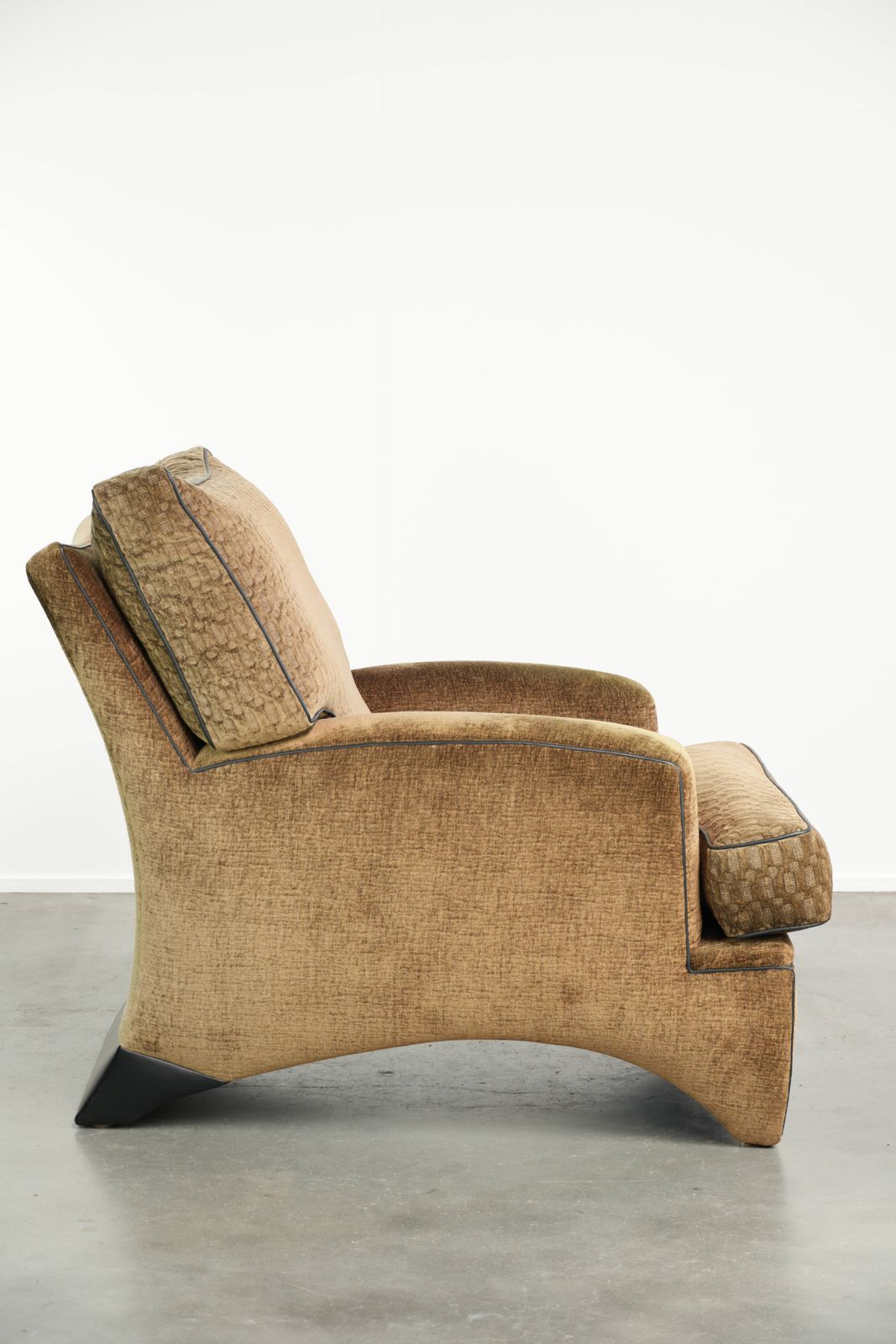 Beautiful Fabrics Art Deco Design Armchair By Bart Van Bekhoven photo for sale