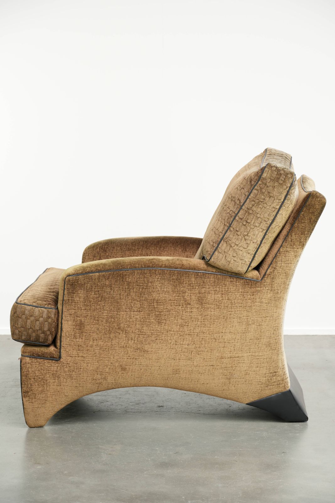 Art Deco Fauteuil met Stofbekleding van Bart Van Bekhoven photo 1108.0